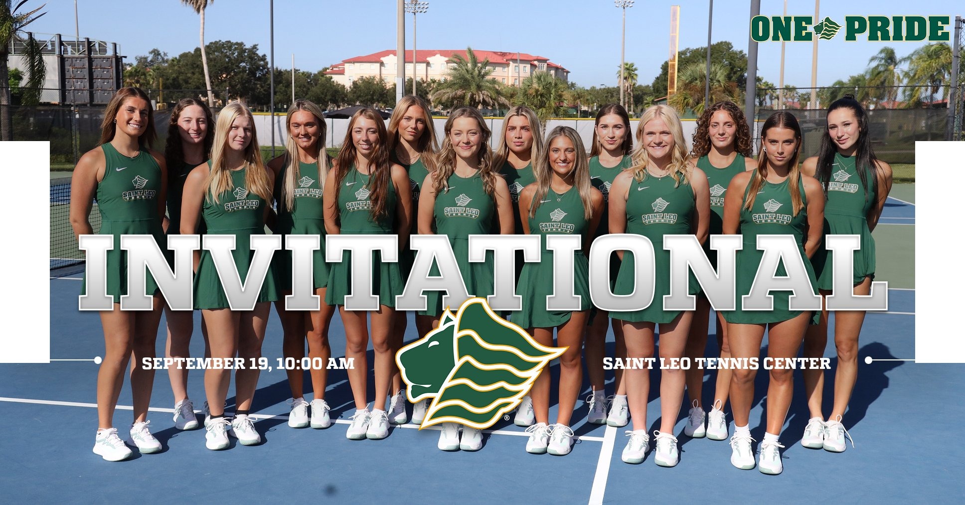 Womens Tennis Invite Graphic