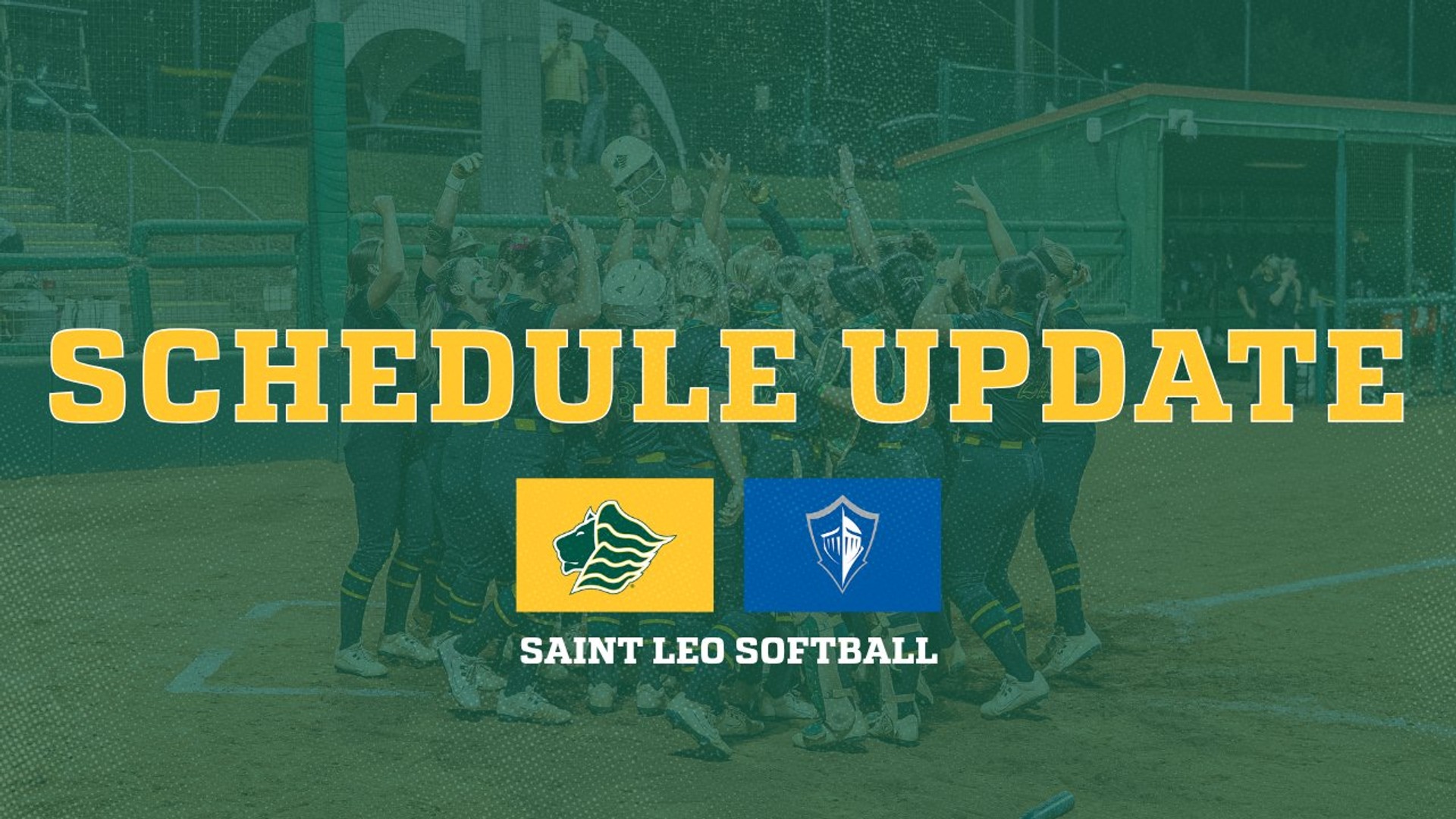 schedule update softball vs lynn