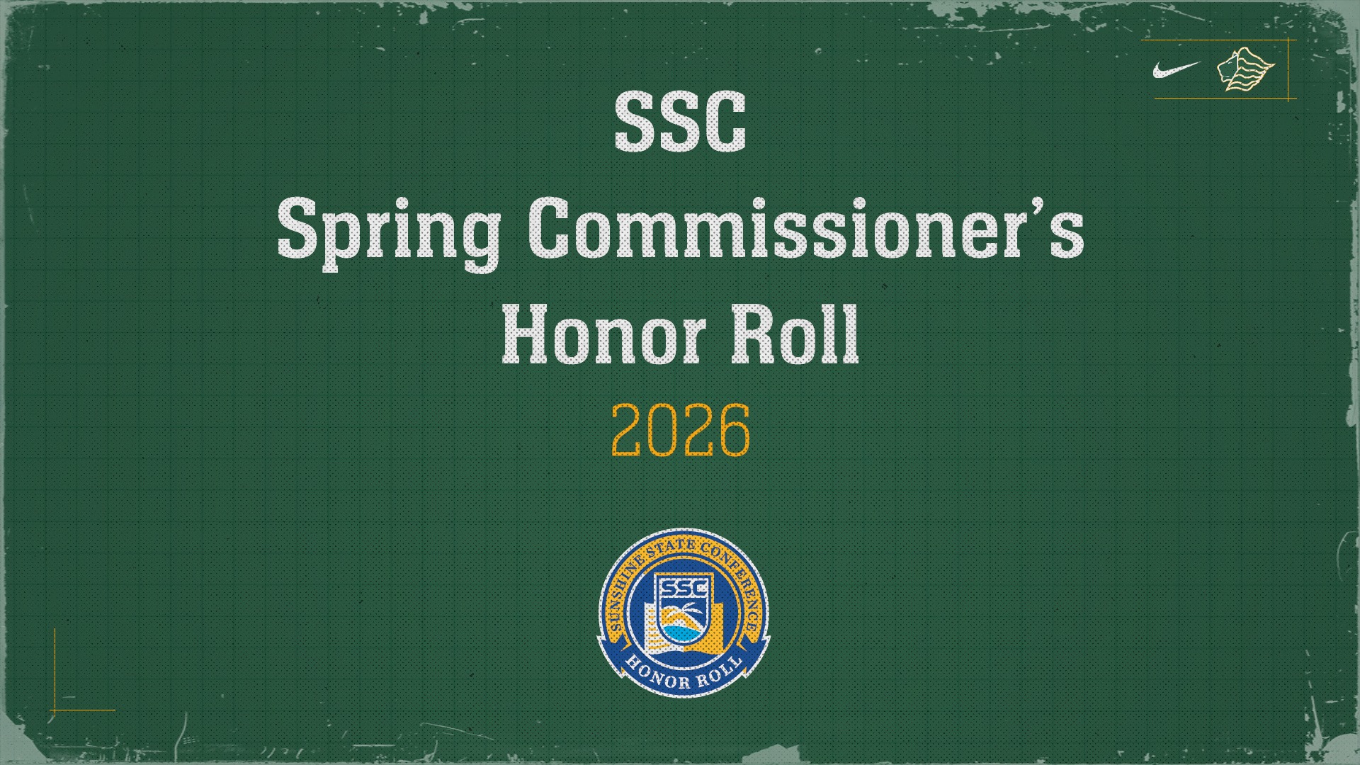 2026 SSC Commissioner Spring Honor Roll