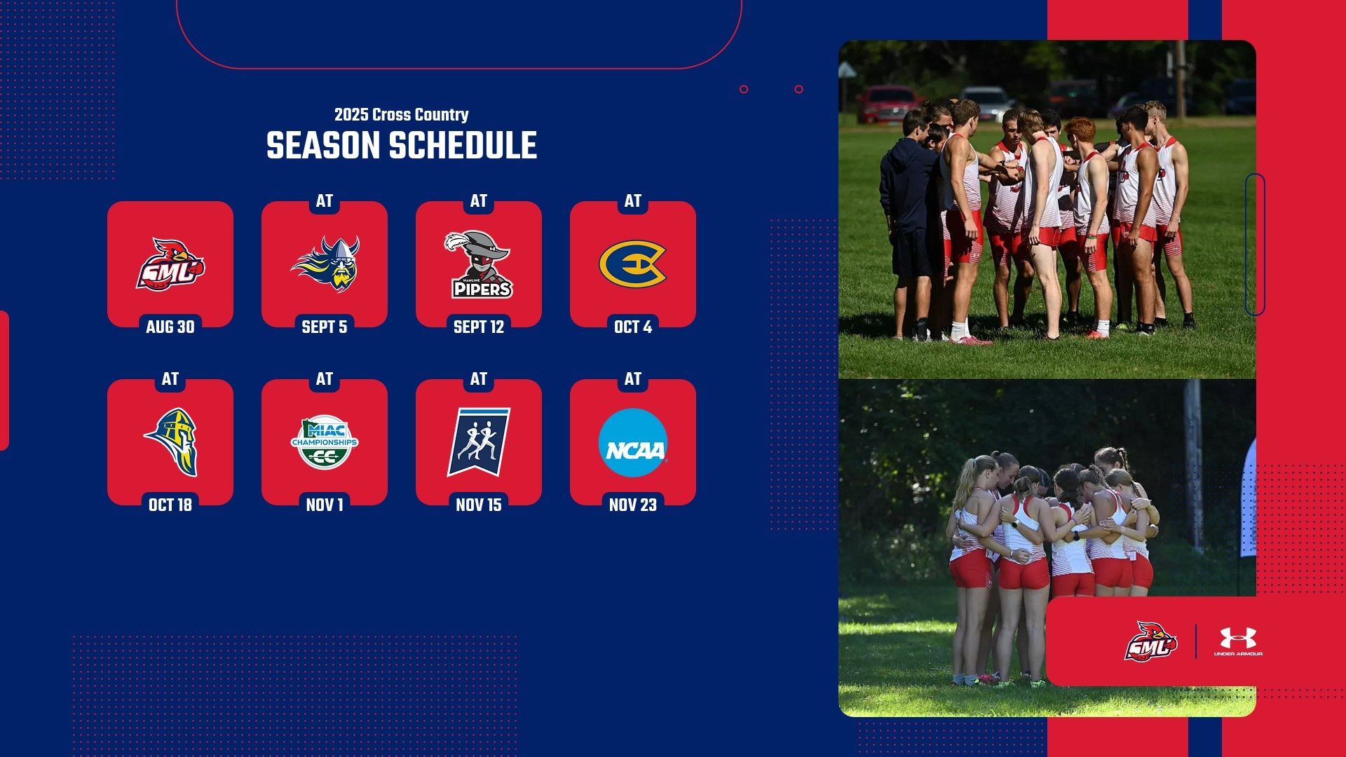 2025 XC SEASON SCHEDULE