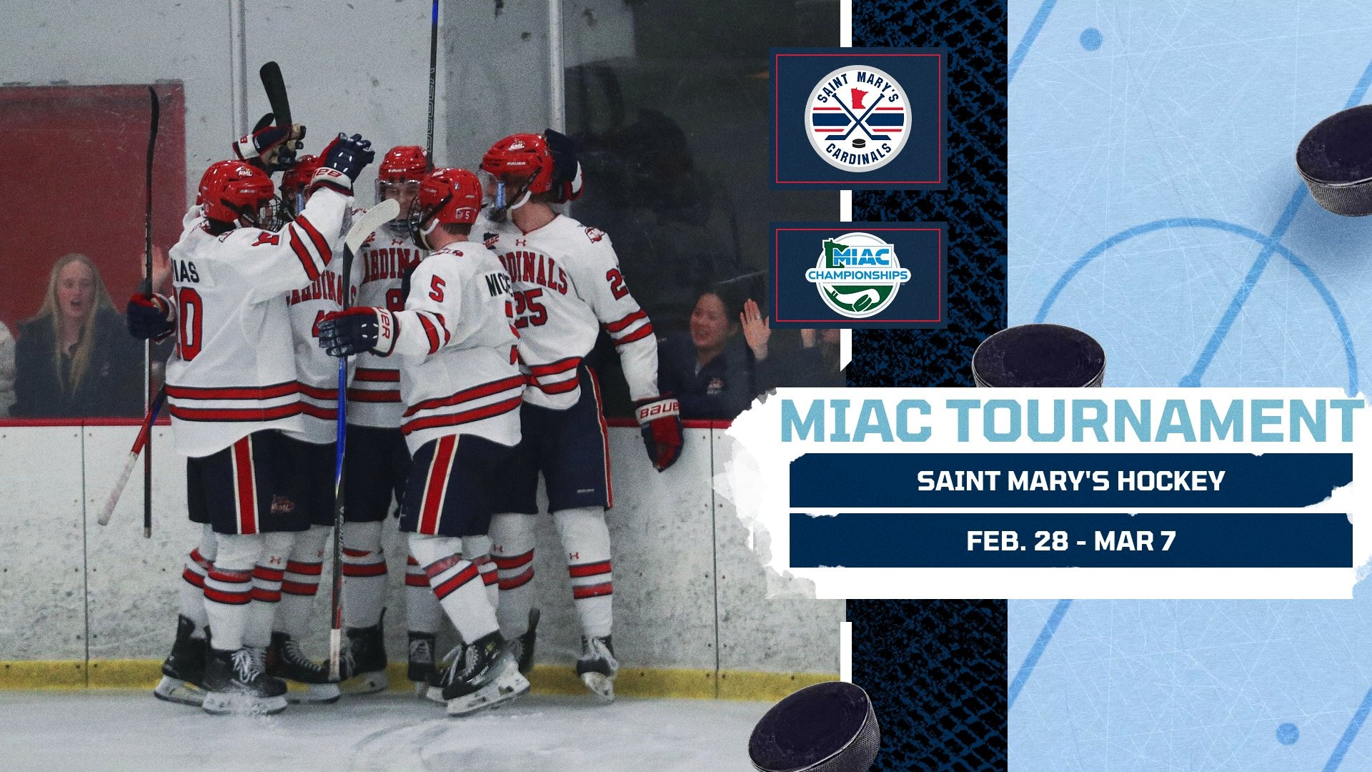 MEN'S HCOKEY MIAC TOURNEY GRAPHIC