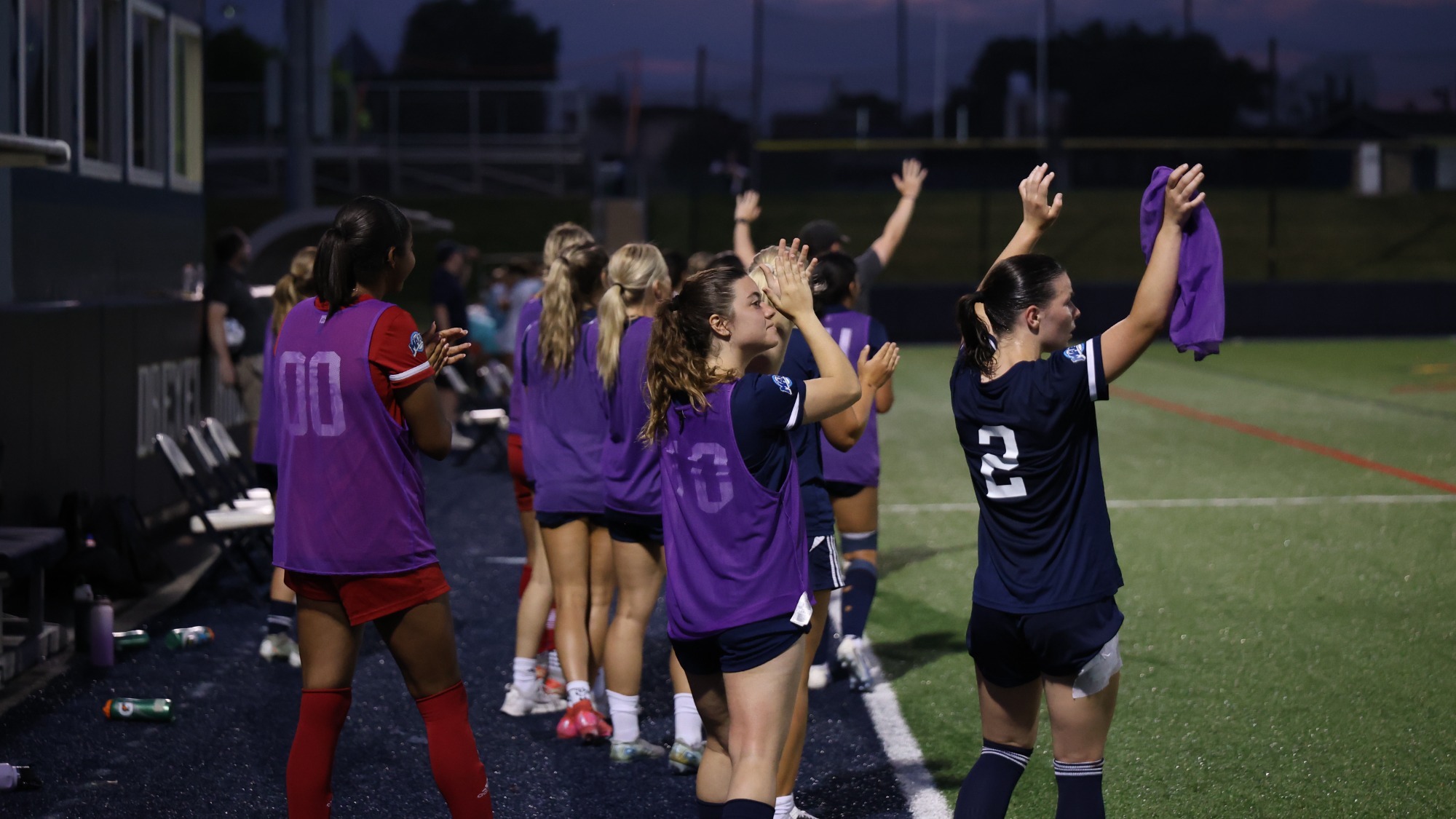 goal celebration at drexel