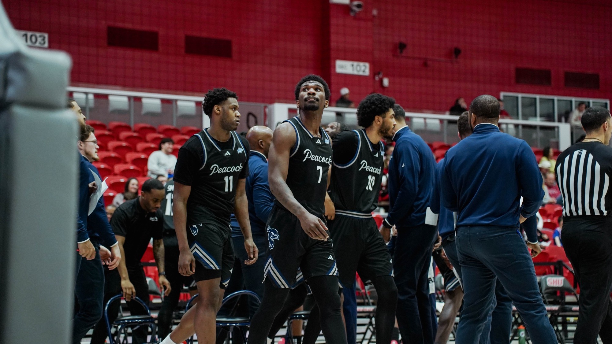 Huddle at Sacred Heart