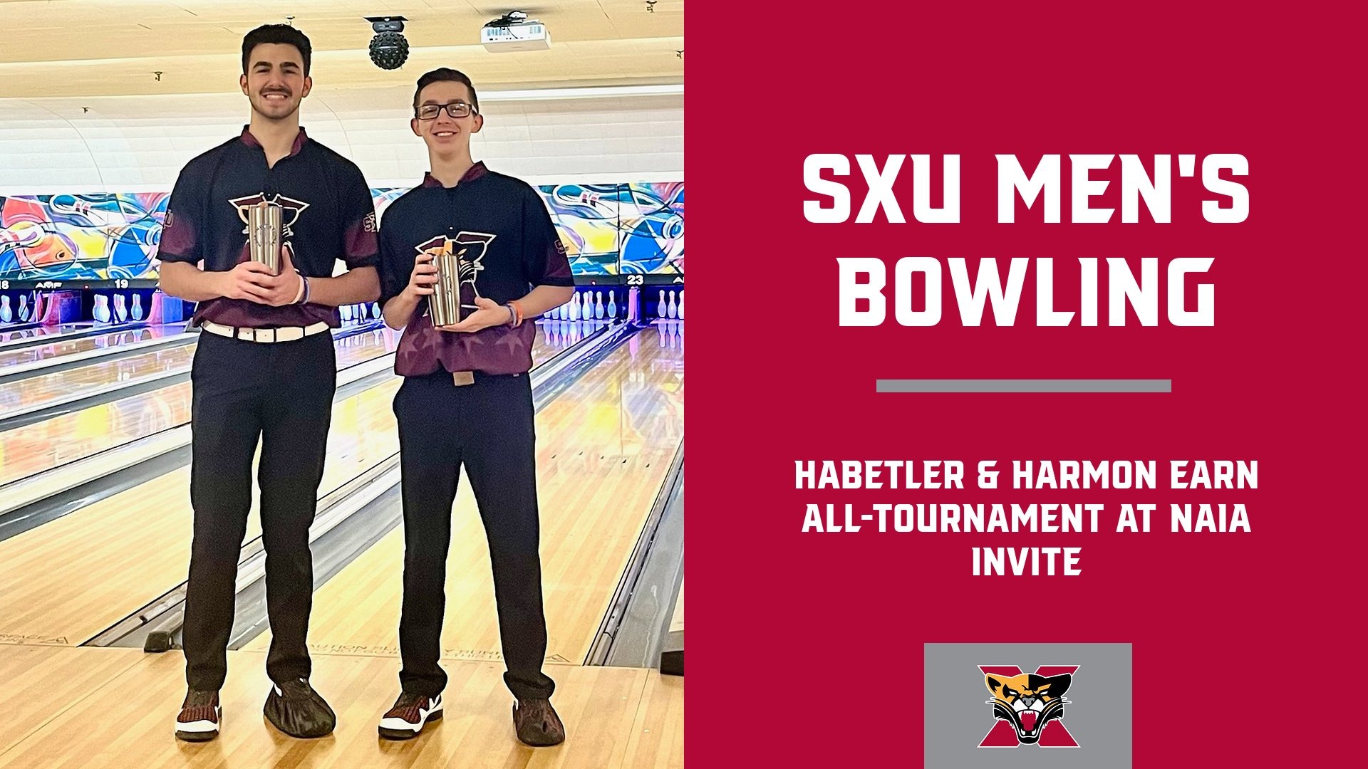 Habetler & Harmon Jr. Lead SXU Men’s Bowling at NAIA Invite Saint