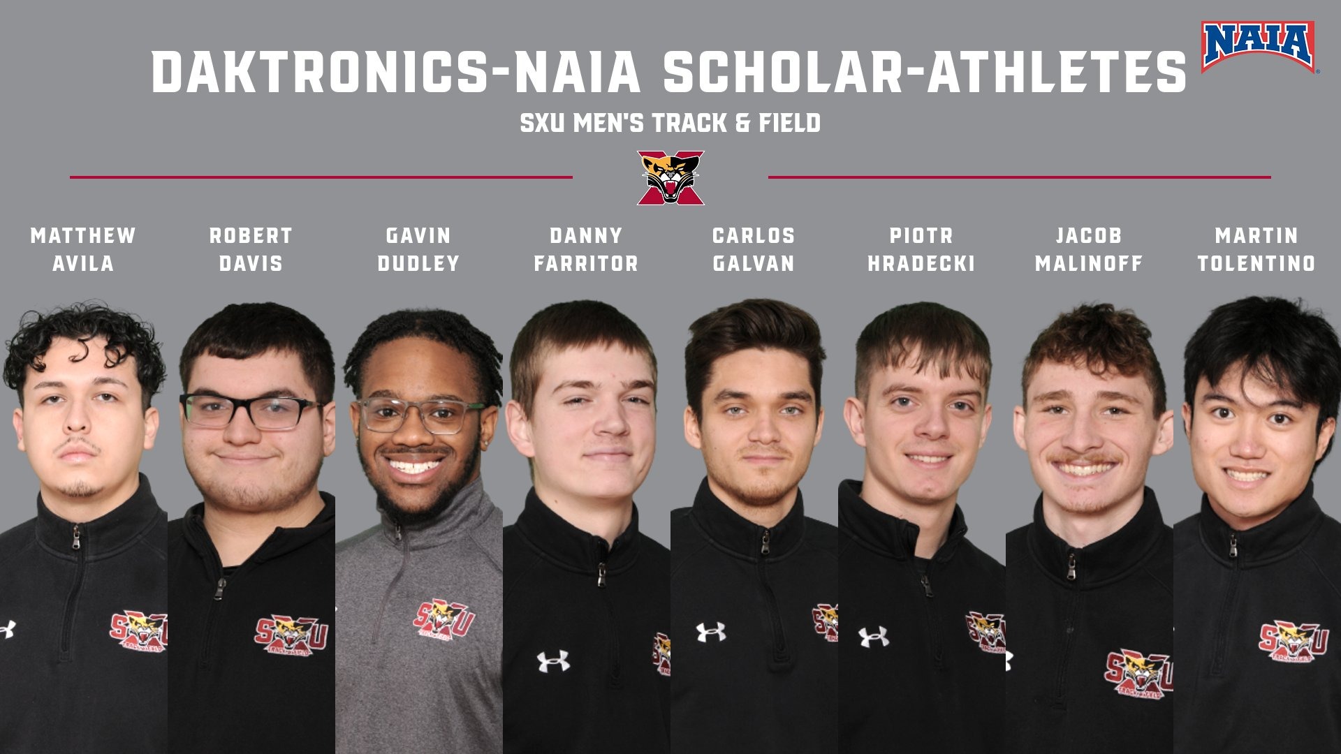 Eight From SXU Men’s Track & Field Named NAIA ScholarAthletes Saint