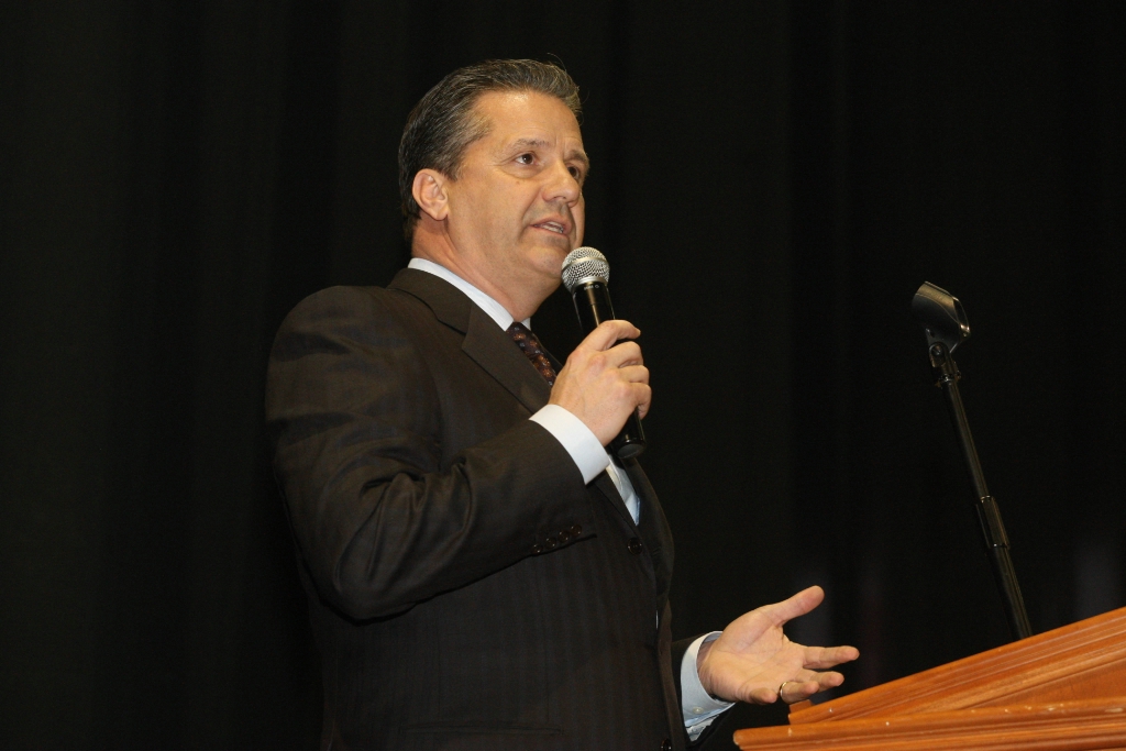 John Calipari speaking at 2012 Bulldog Bash