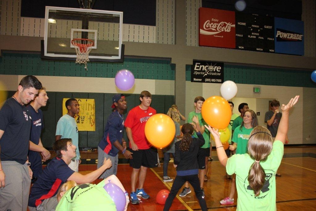 Samford athletes at Cooper Tullo Fundraiser