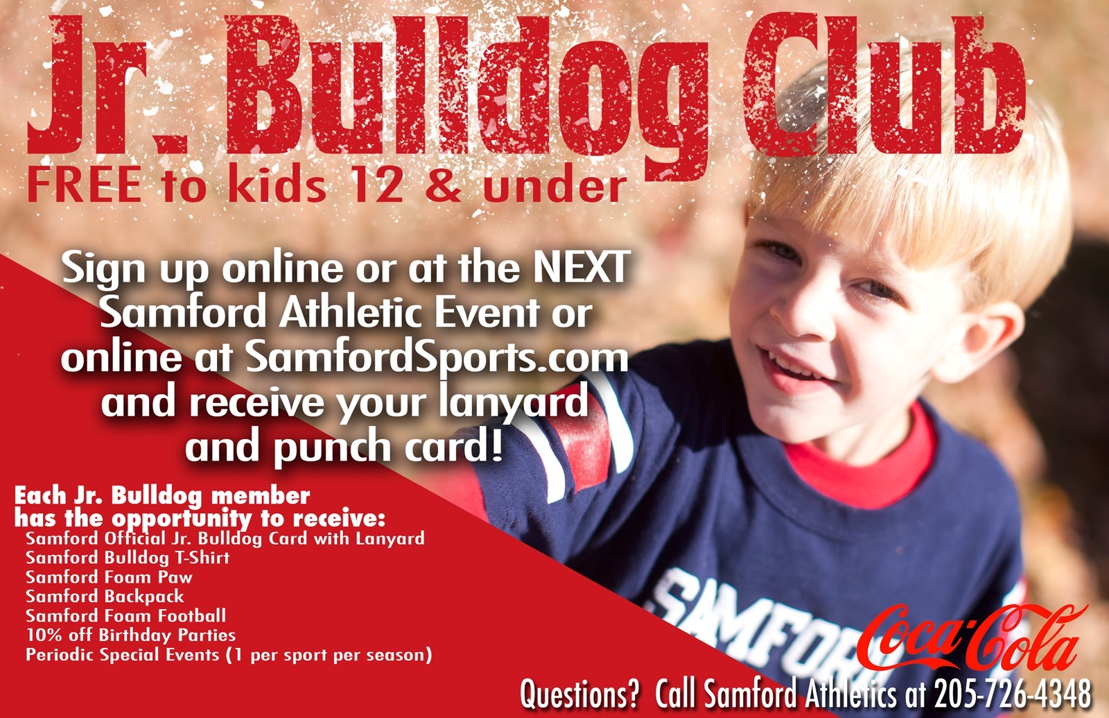 Junior Bulldog Club flyer