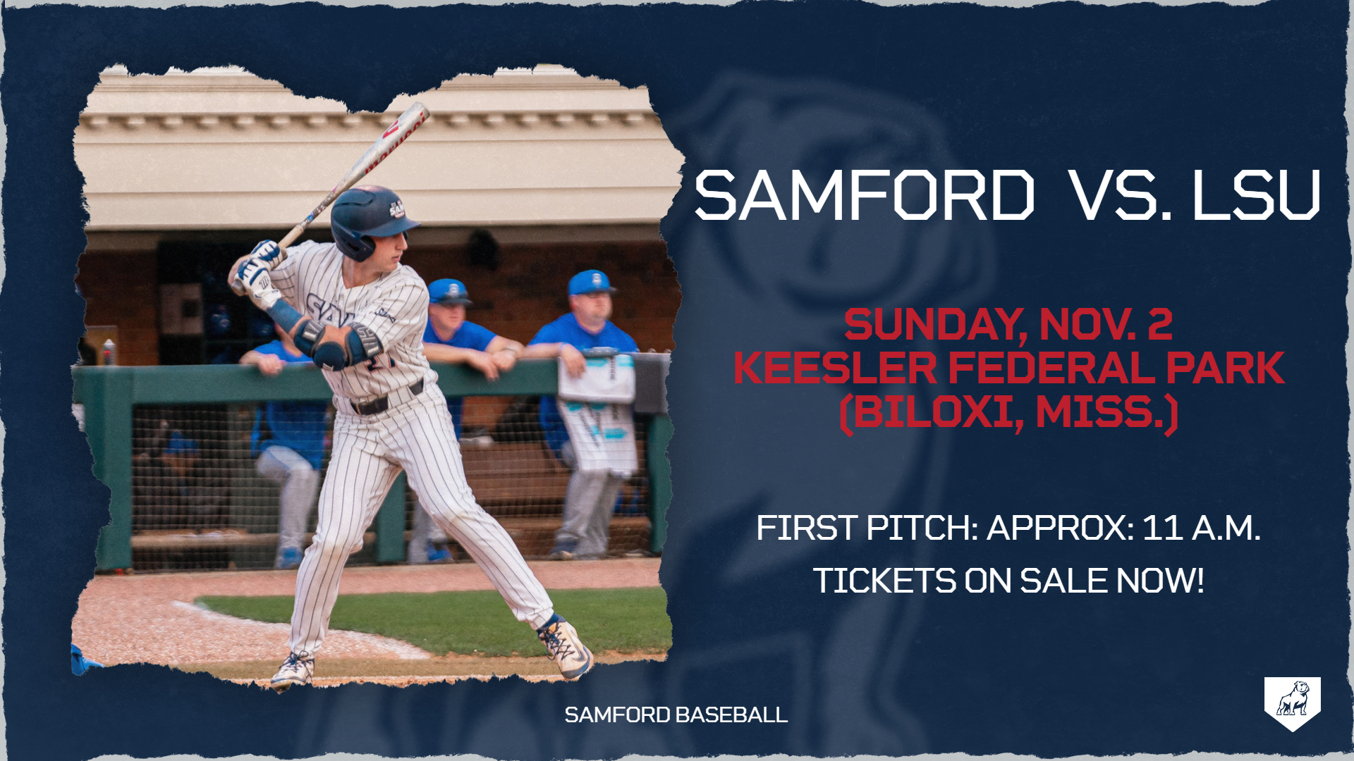 Samford vs. LSU graphic