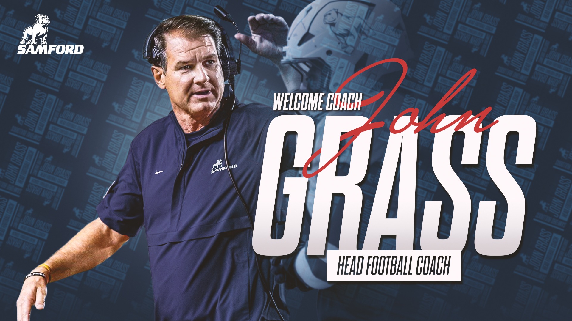 John Grass welcome graphic