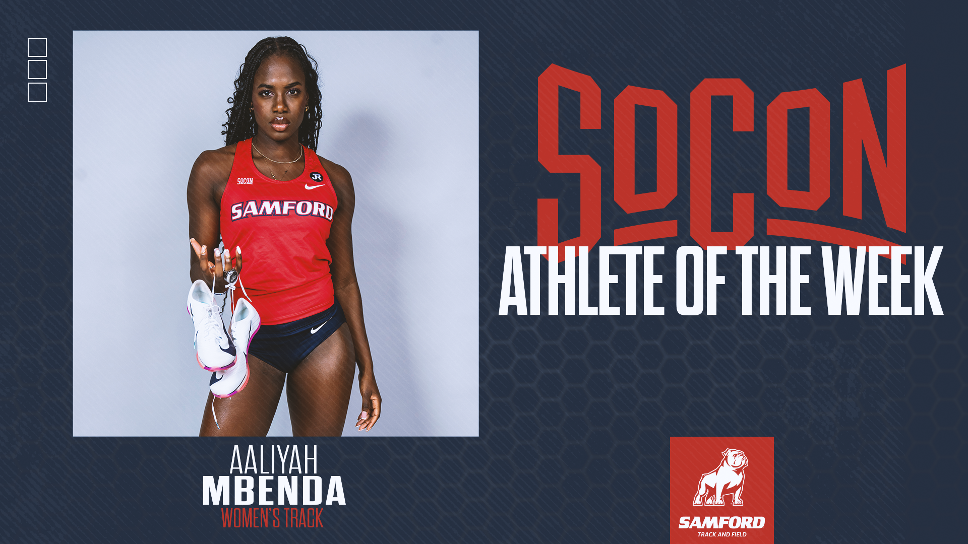 Aaliyah Mbenda Athlete of the Week 2-4-26