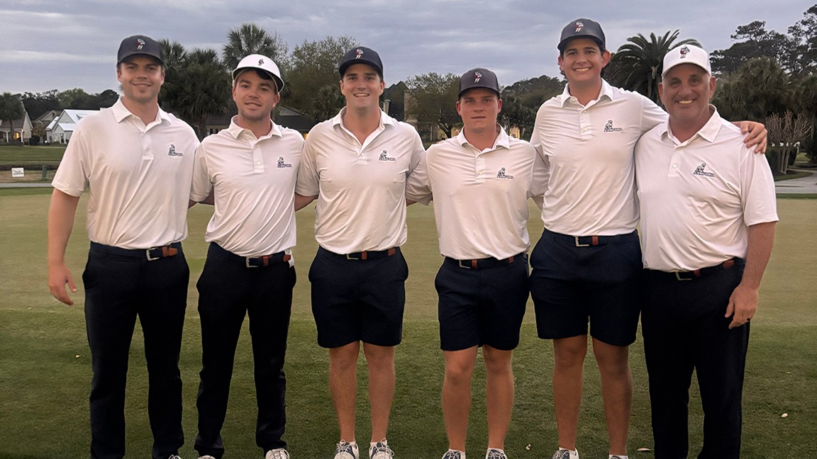 2026 men's golf team at Peoples Championship