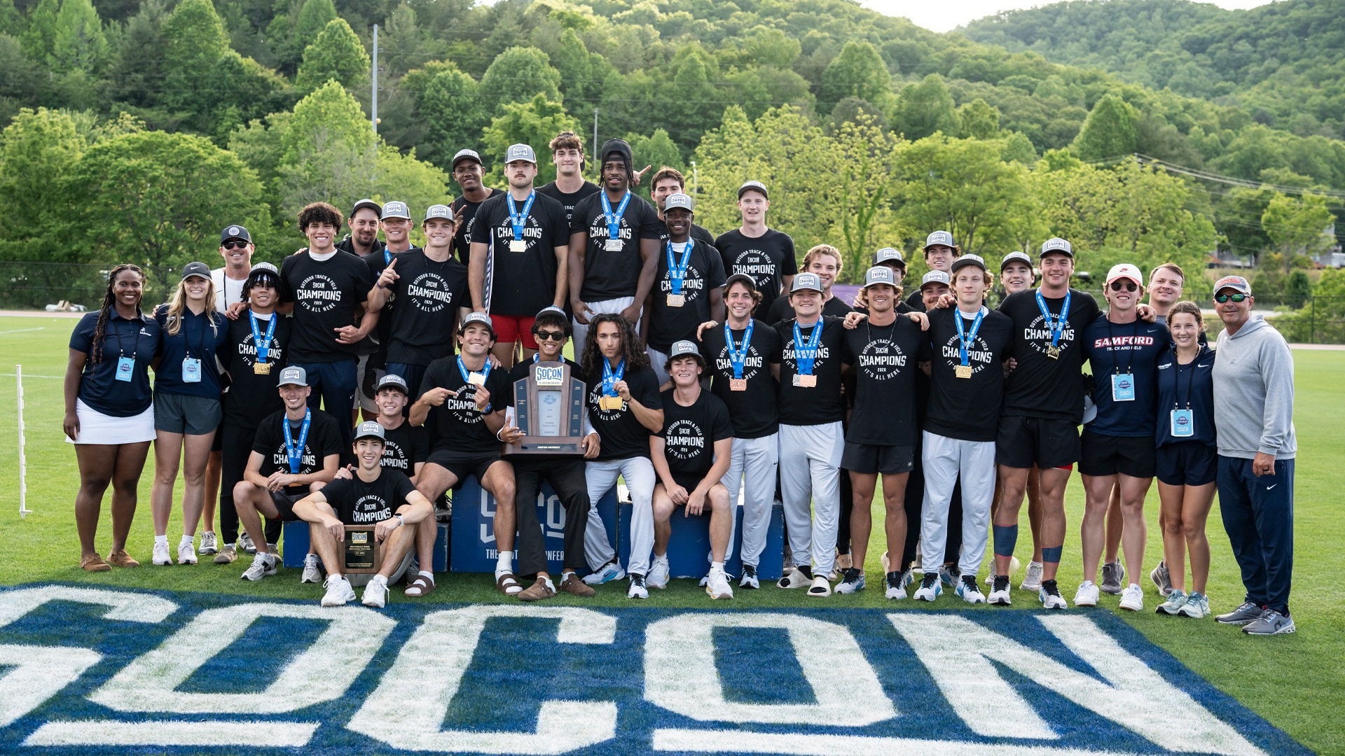 2026 Men's Track and Field with SoCon Outdoor trophy