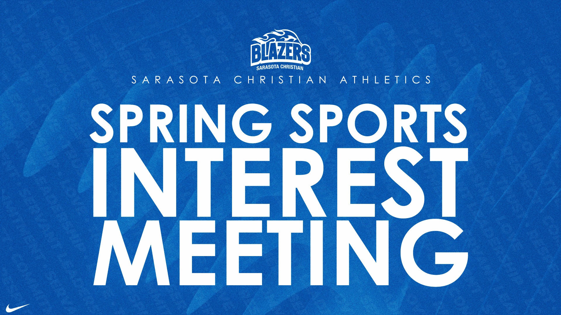 Spring Interest Meeting