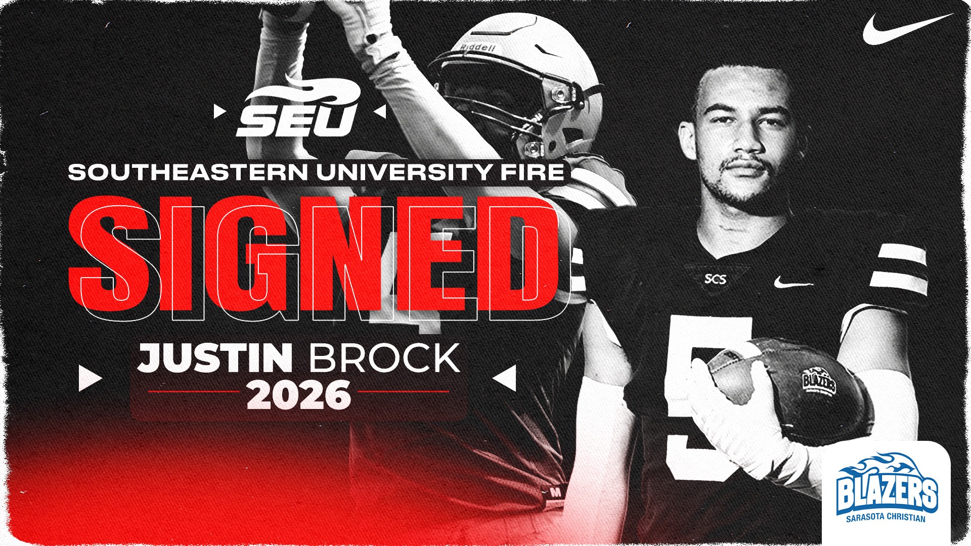 Justin Brock Signed SEU