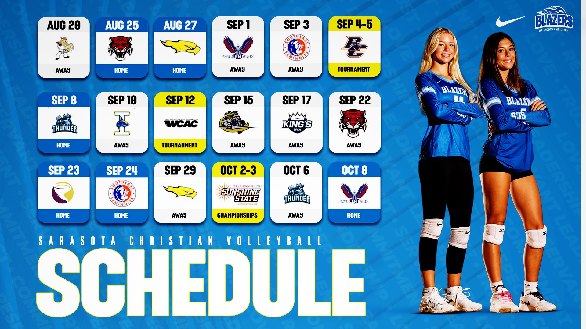 Volleyball Schedule