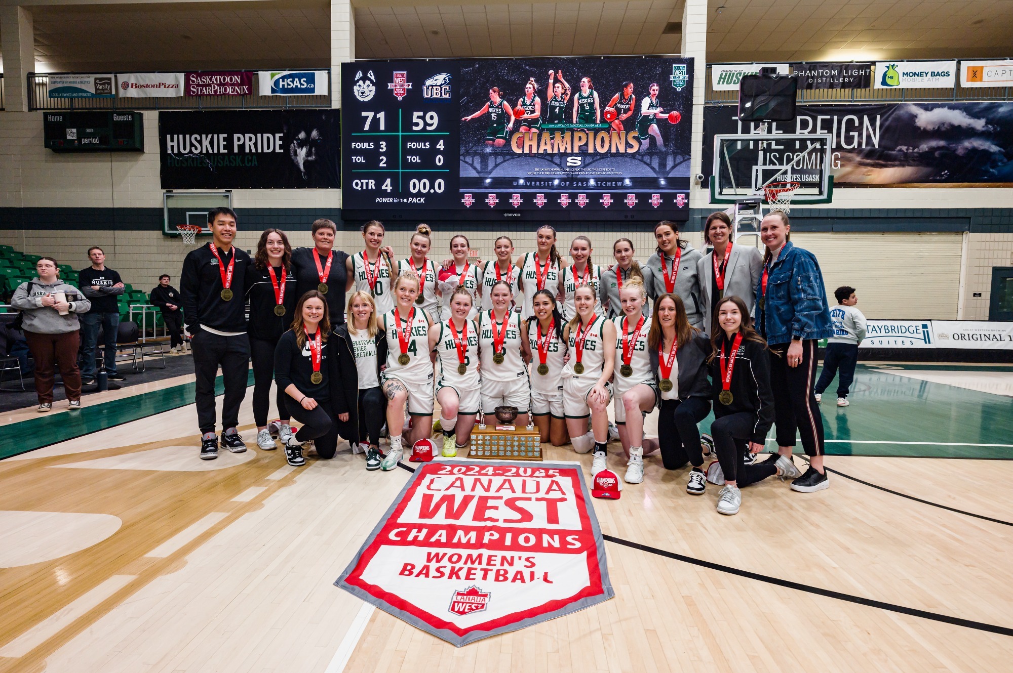 2025 Huskie Women's Basketball CW Banner Photo