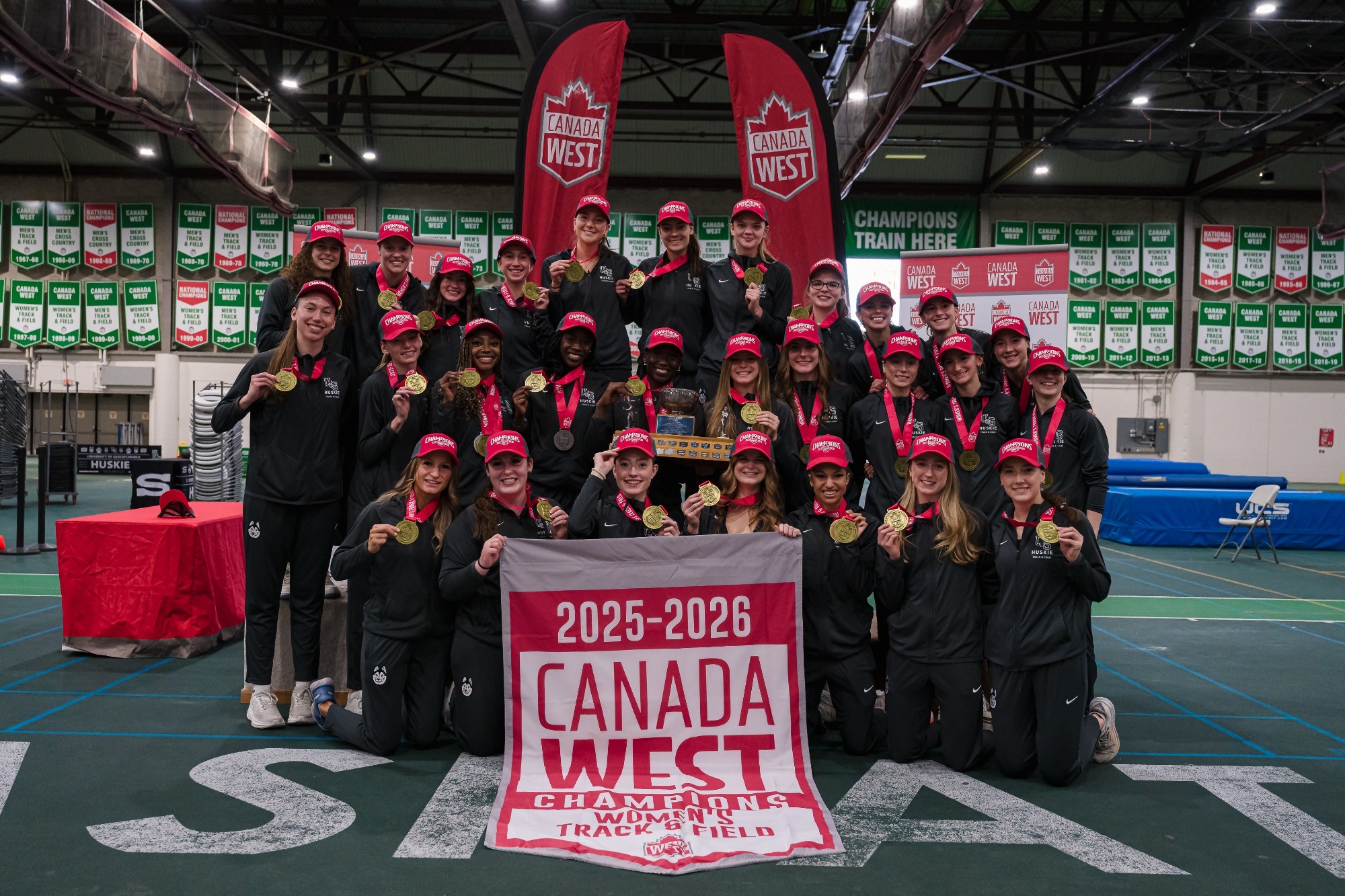 Huskie Women 2026 CW T&F Champions