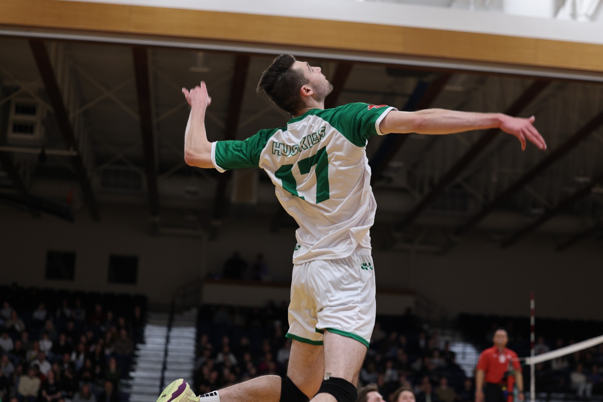 Emmett Graham at TWU 2025-26 CW Quarterfinals Gm. 1