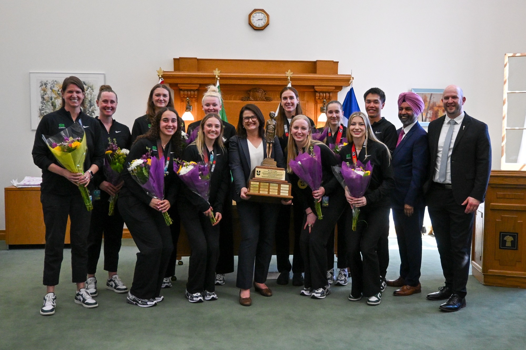 Huskie WBB at Legislative Assembly 2026