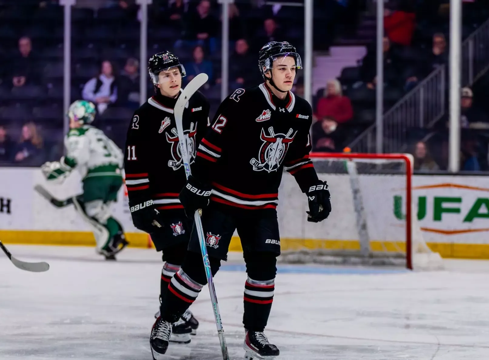 Tyson Yaremko with Red Deer Rebels