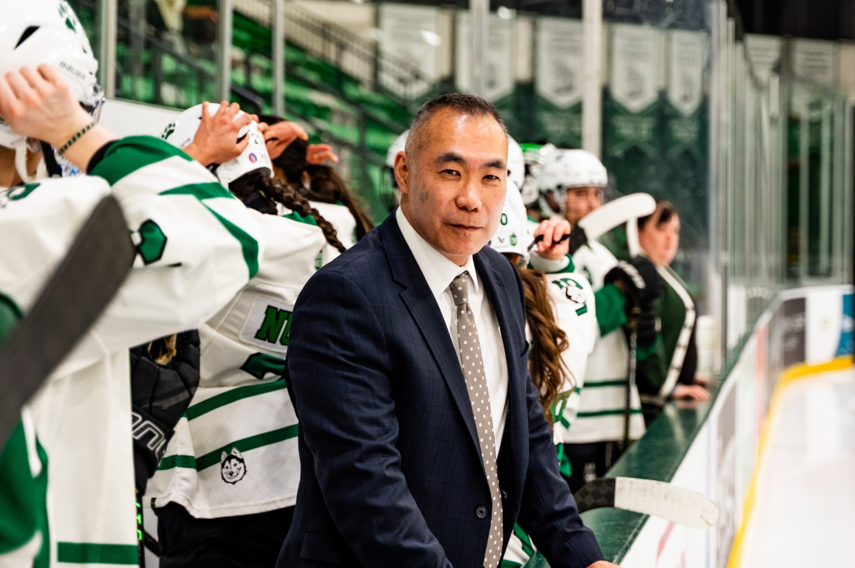 The University of Saskatchewan Huskies Women’s Hockey team defeats the Mount Royal Cougars in Saskatoon on February 14, 2026.