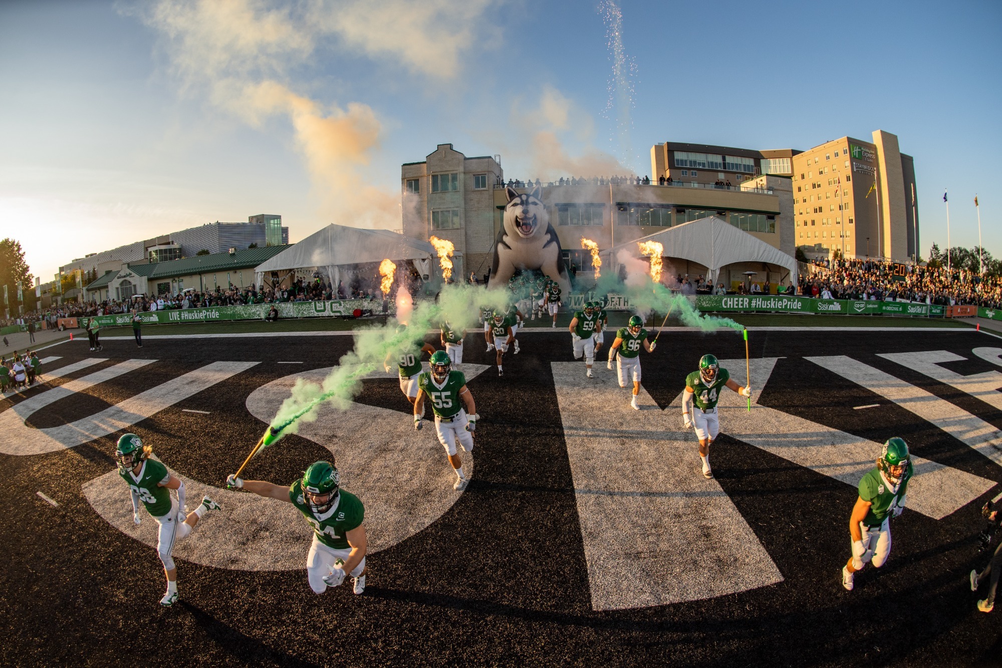2025 Huskie Football Entrance