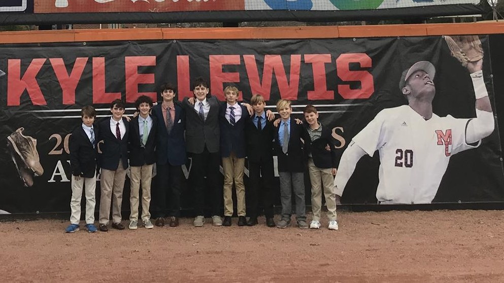 St. Andrew's Baseball Visits Mercer University