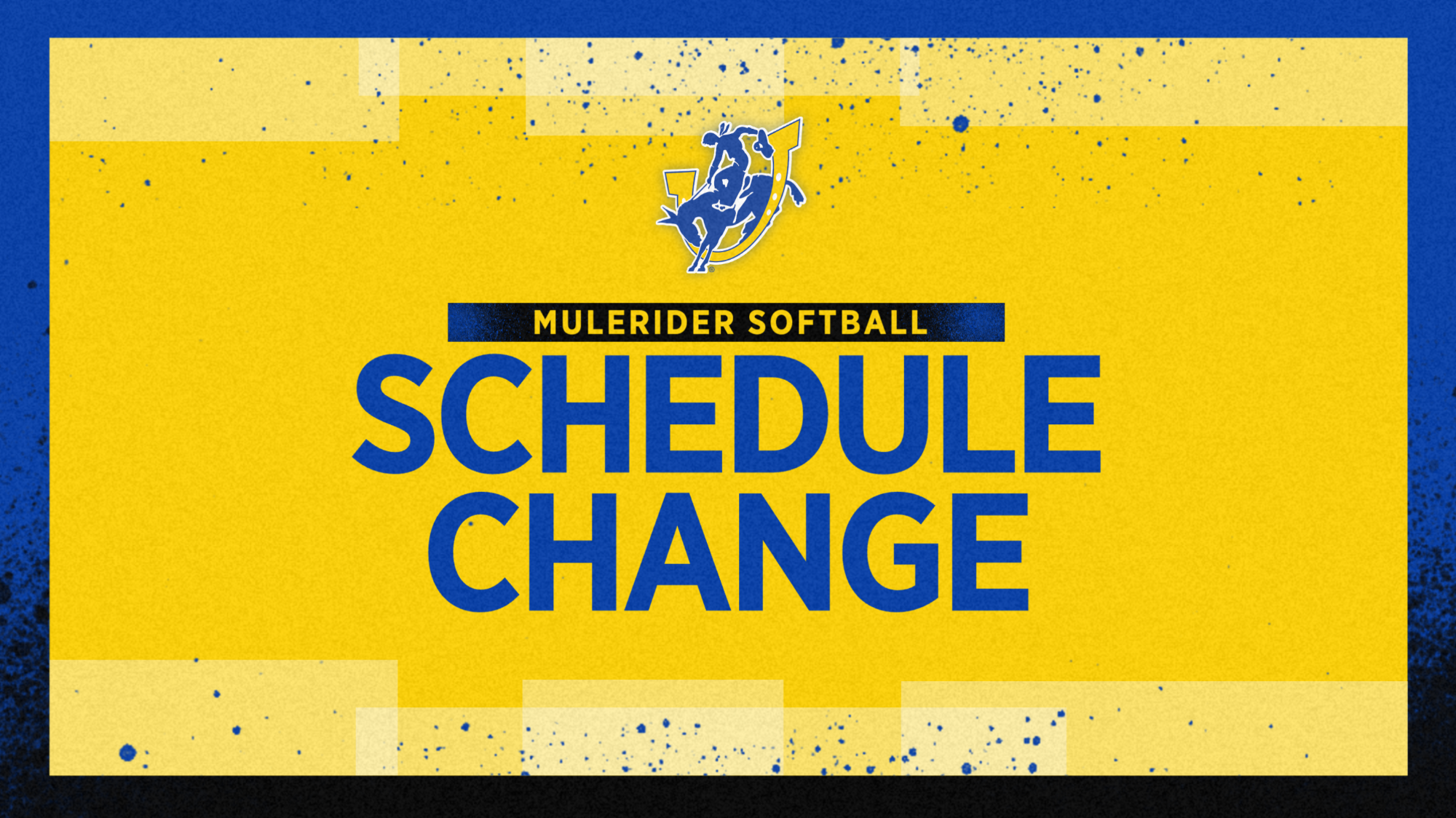 Final Softball Weekend Change\