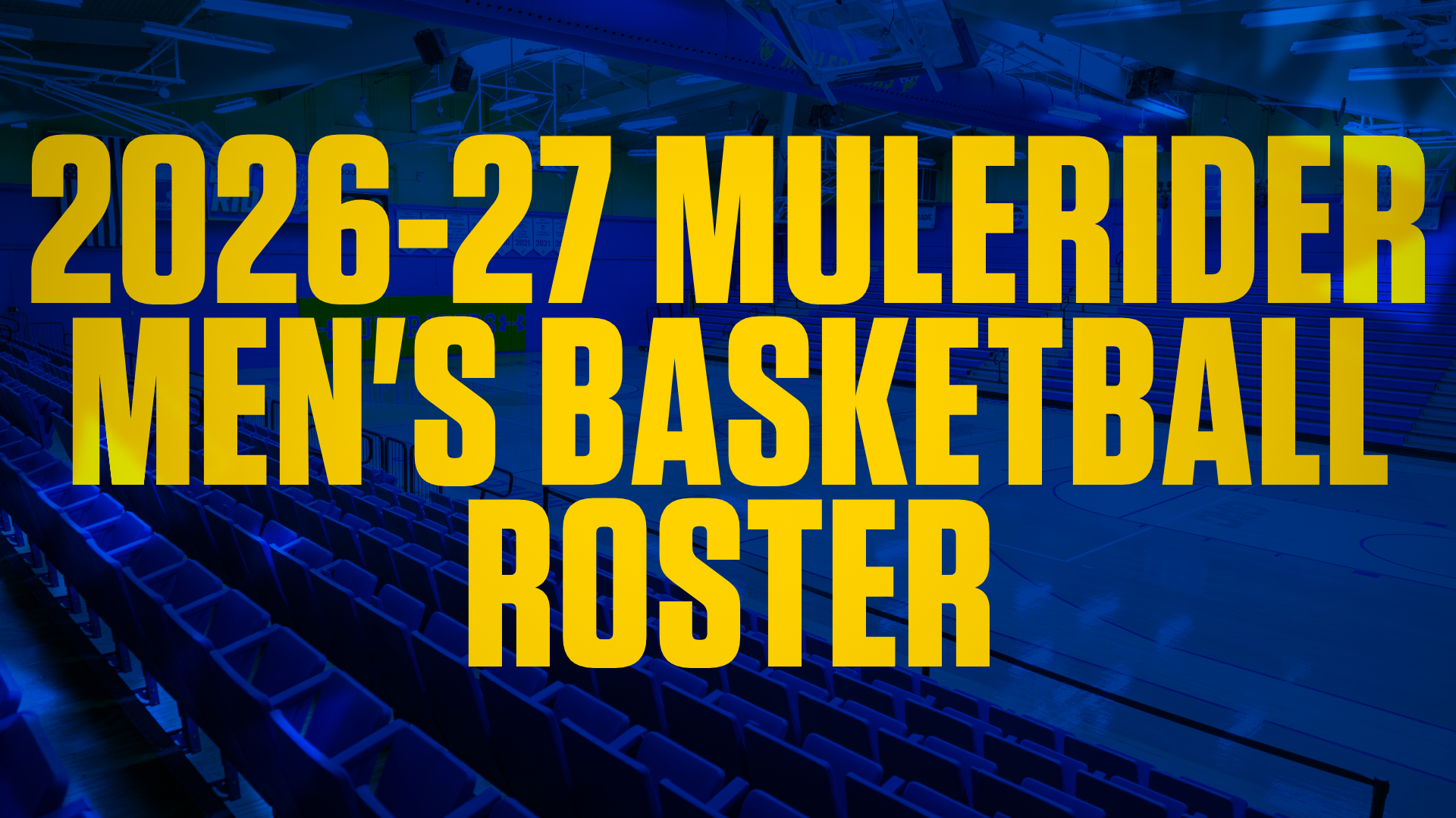 Generic Men's Basketball Roster Graphic