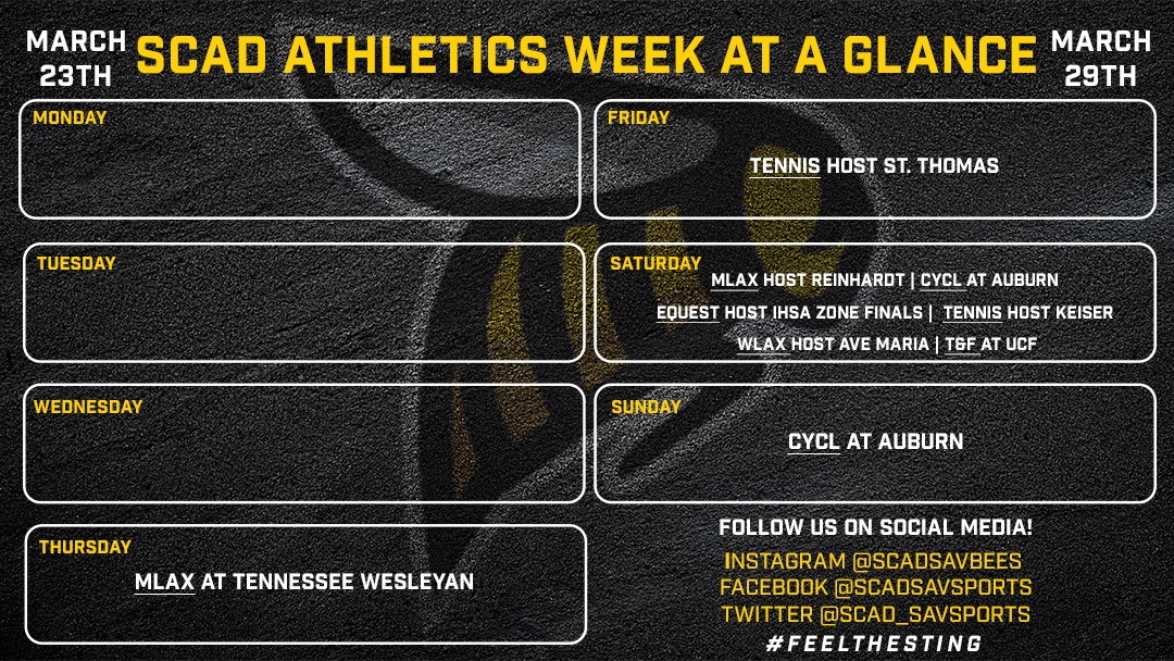 March 23-29 Week at a Glance 