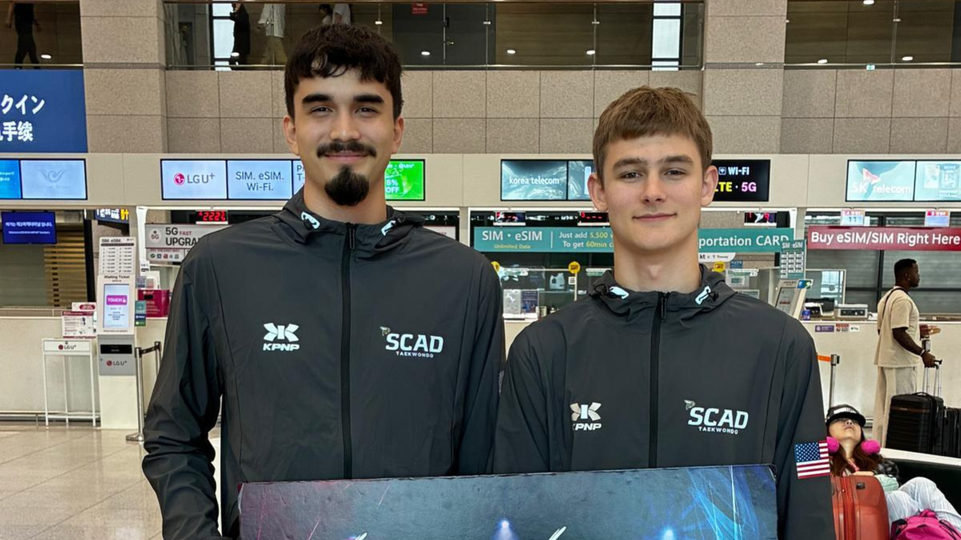 Victor and Michael at Muju World Grand Prix. 