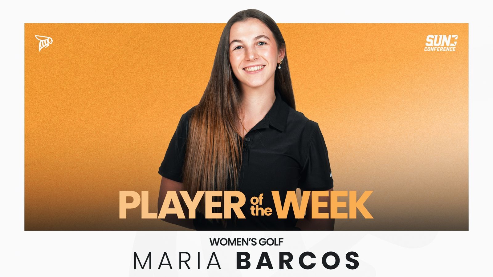 Maria Barcos Sun Conference Women's Golfer of the Week