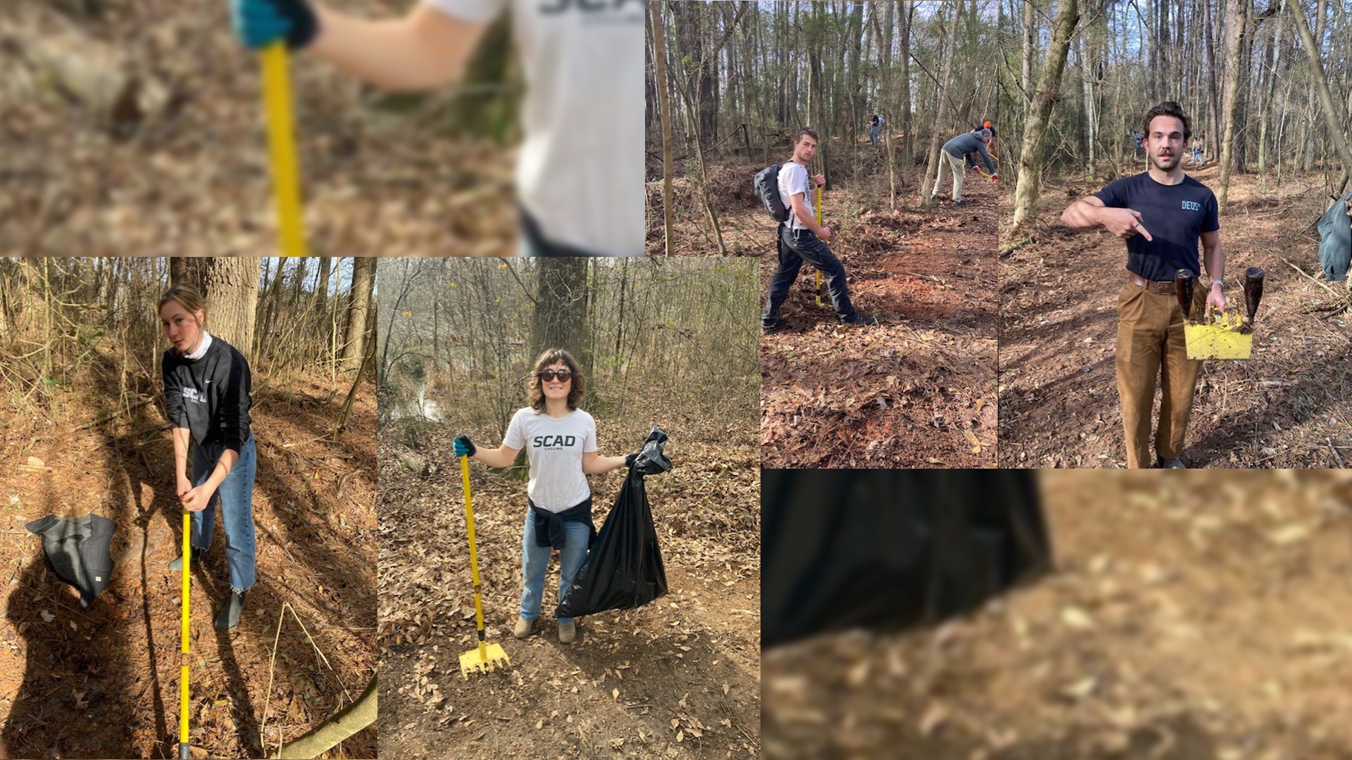 SCAD Bee's Clean Up Southside Park