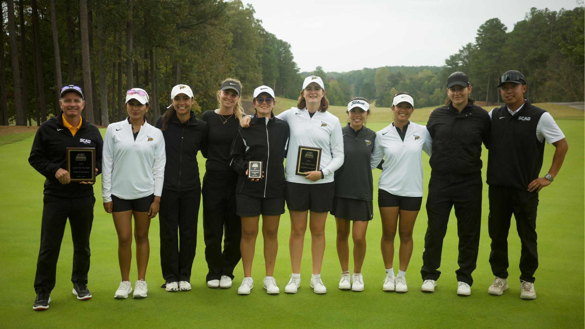 SCAD Atlanta Women's Golf takes home 1st place for the second year in a row at the AAC Fall Preview.