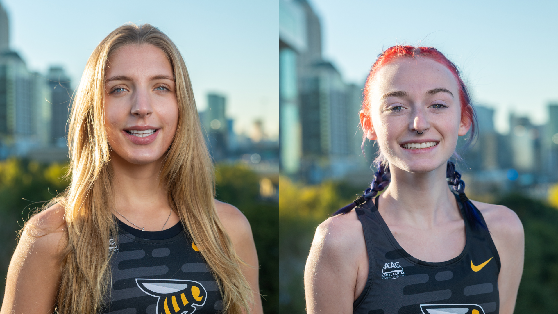 Katie Clarke and Avery Raymond headshots