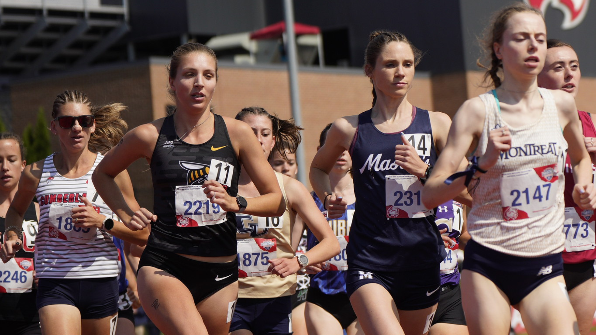 Katie Clarke races to become a 8 time All-American.