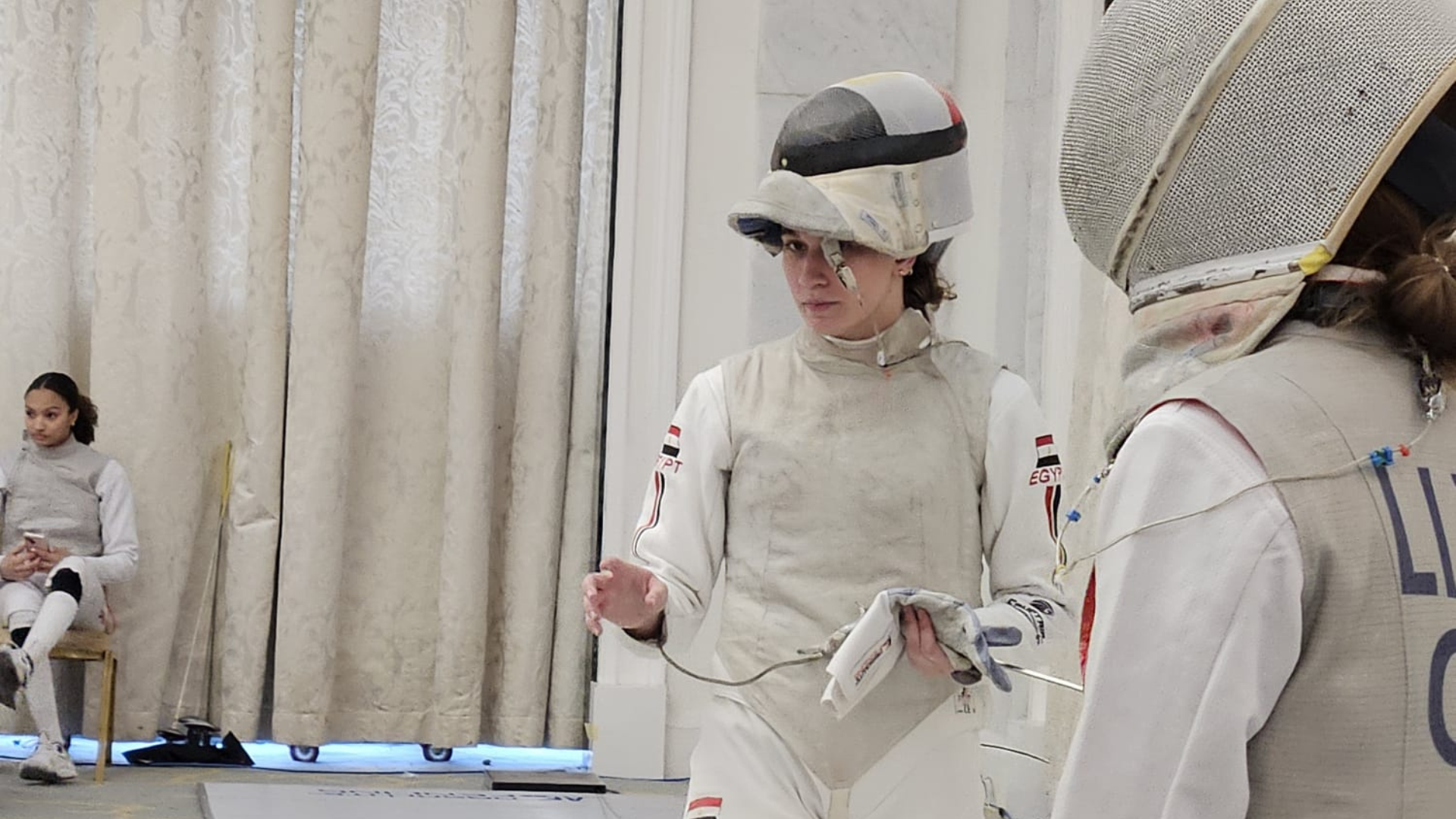 Jana Ahmed stays focused.