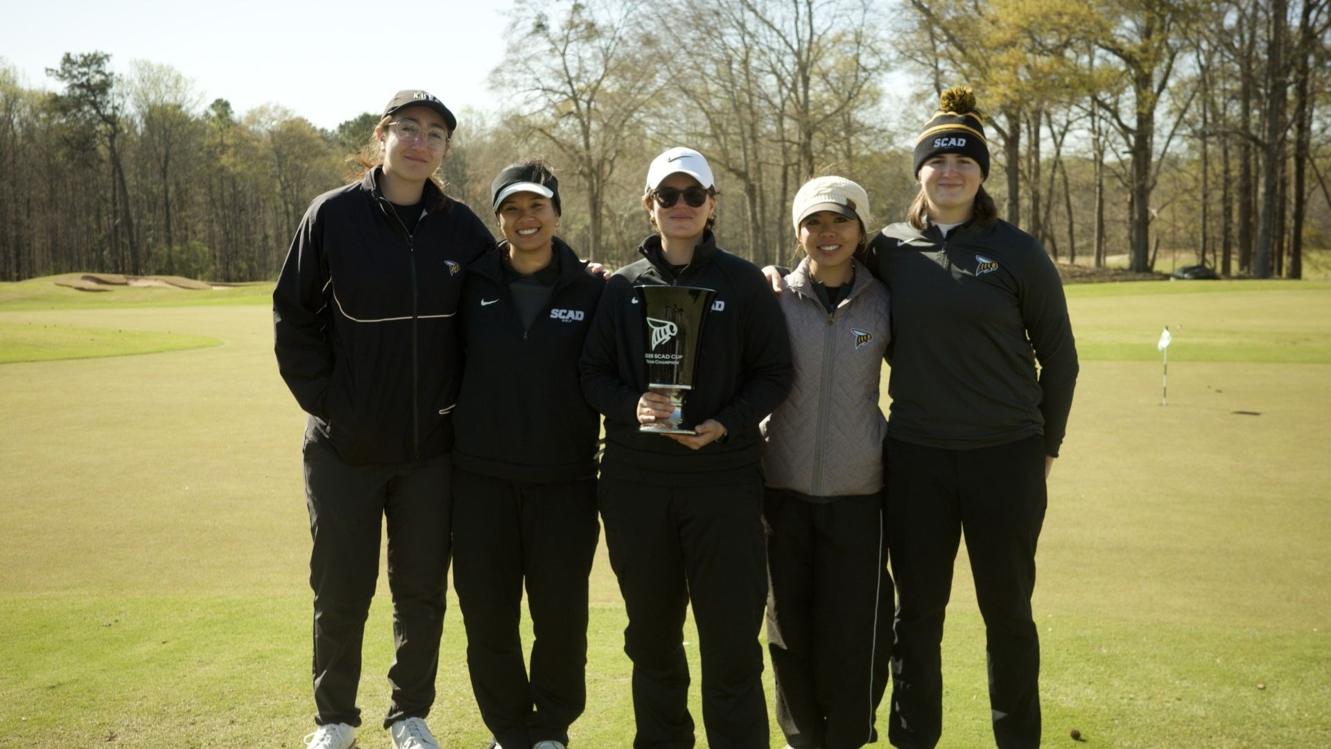 SCAD Athletes pose with the SCAD Cup