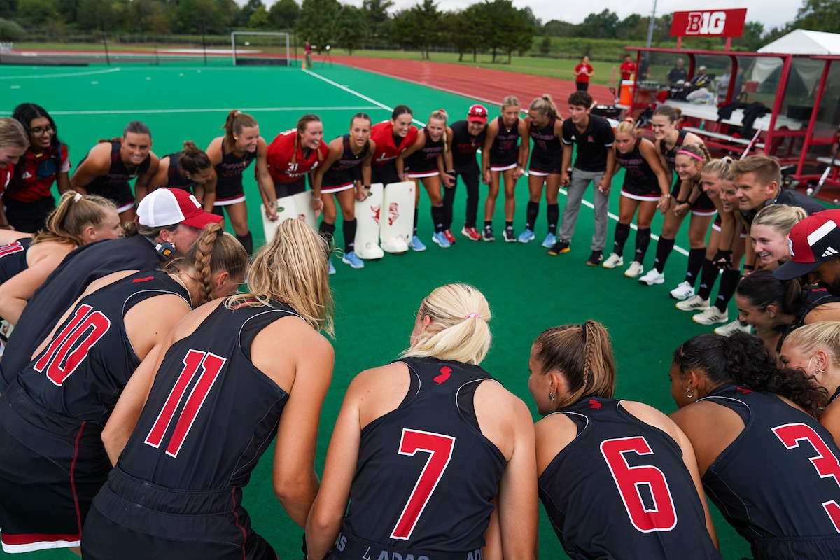 Field Hockey Team Huddle