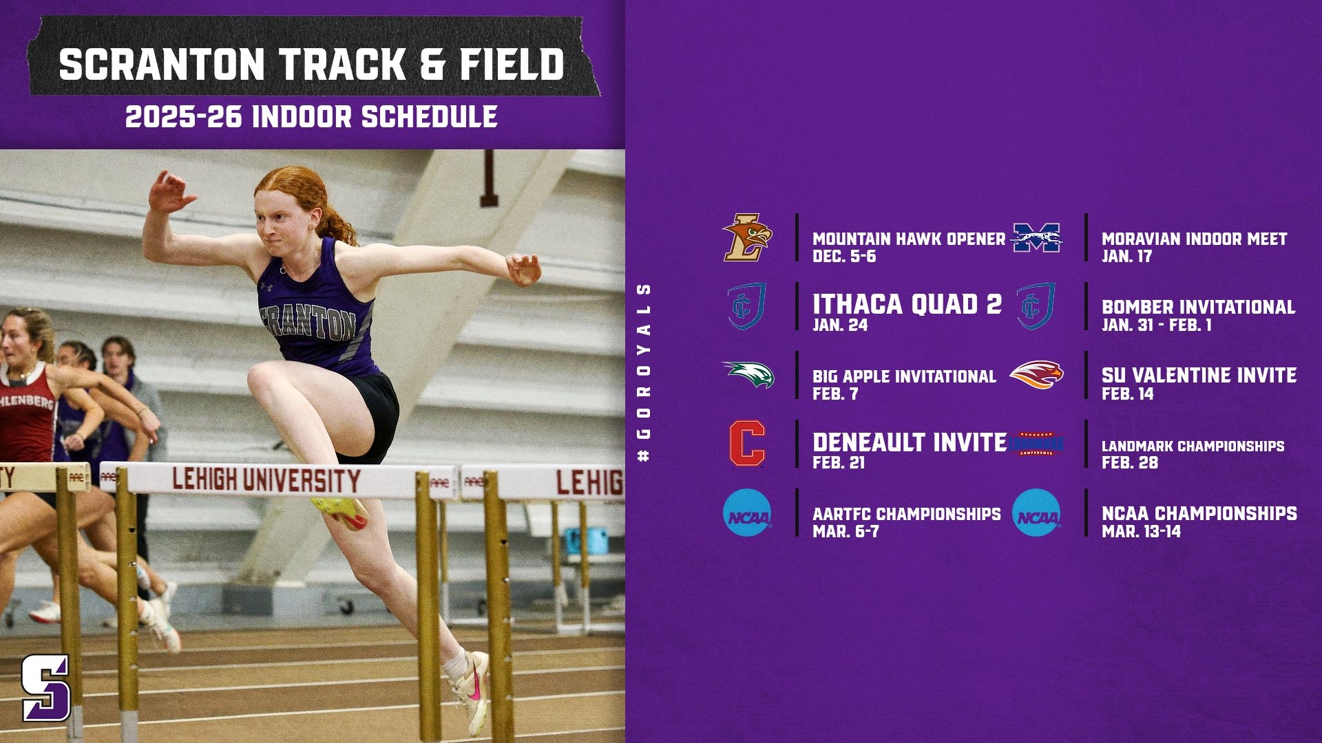 Indoor Track and Field Schedule 2025-26