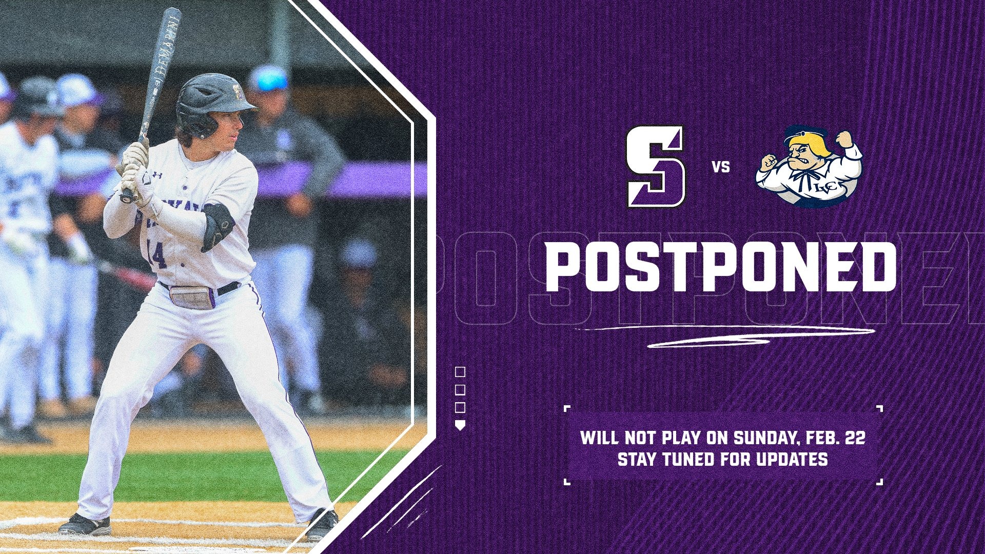 Baseball vs. LVC Postponed