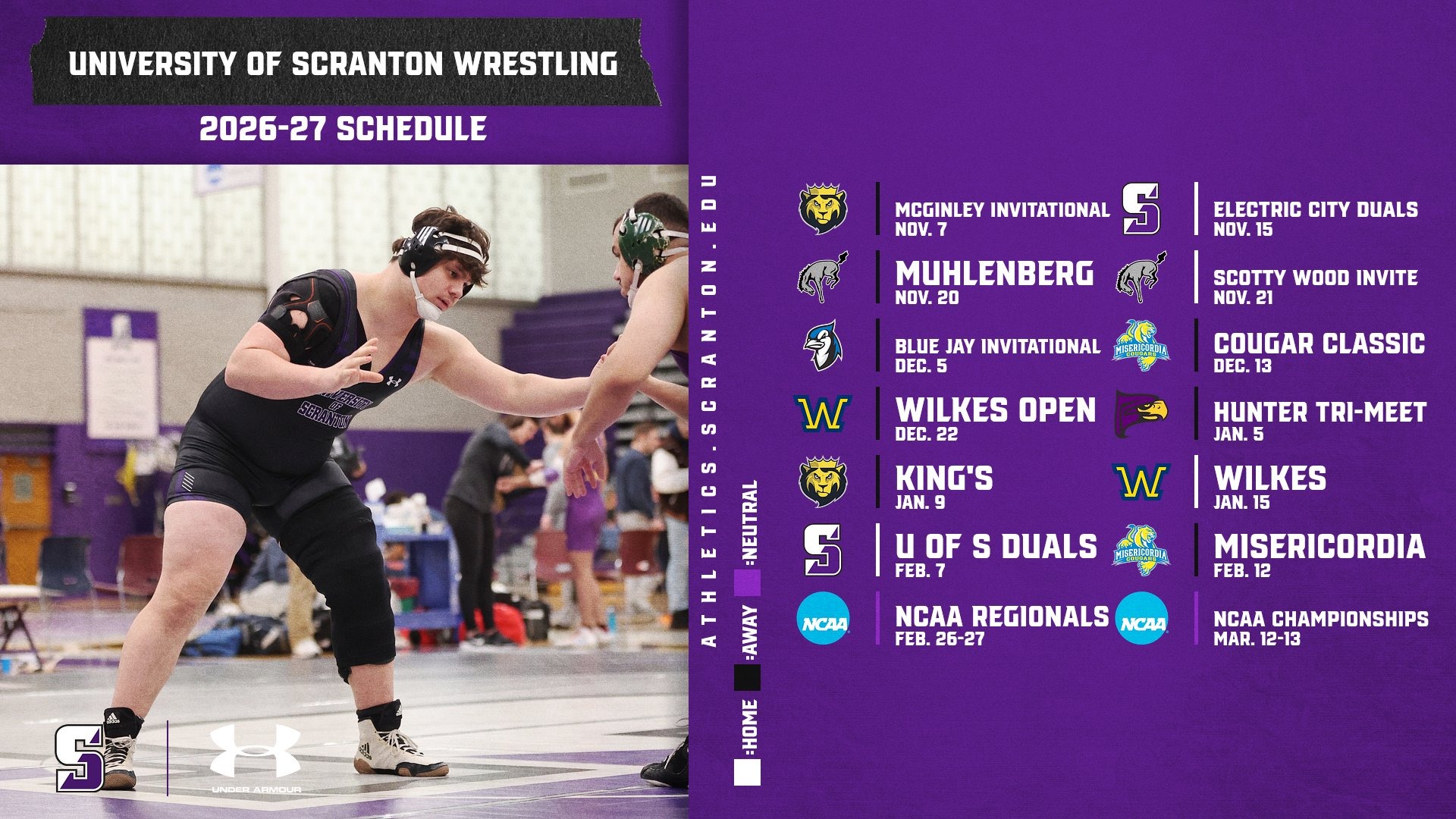 26-27 Wrestling Schedule