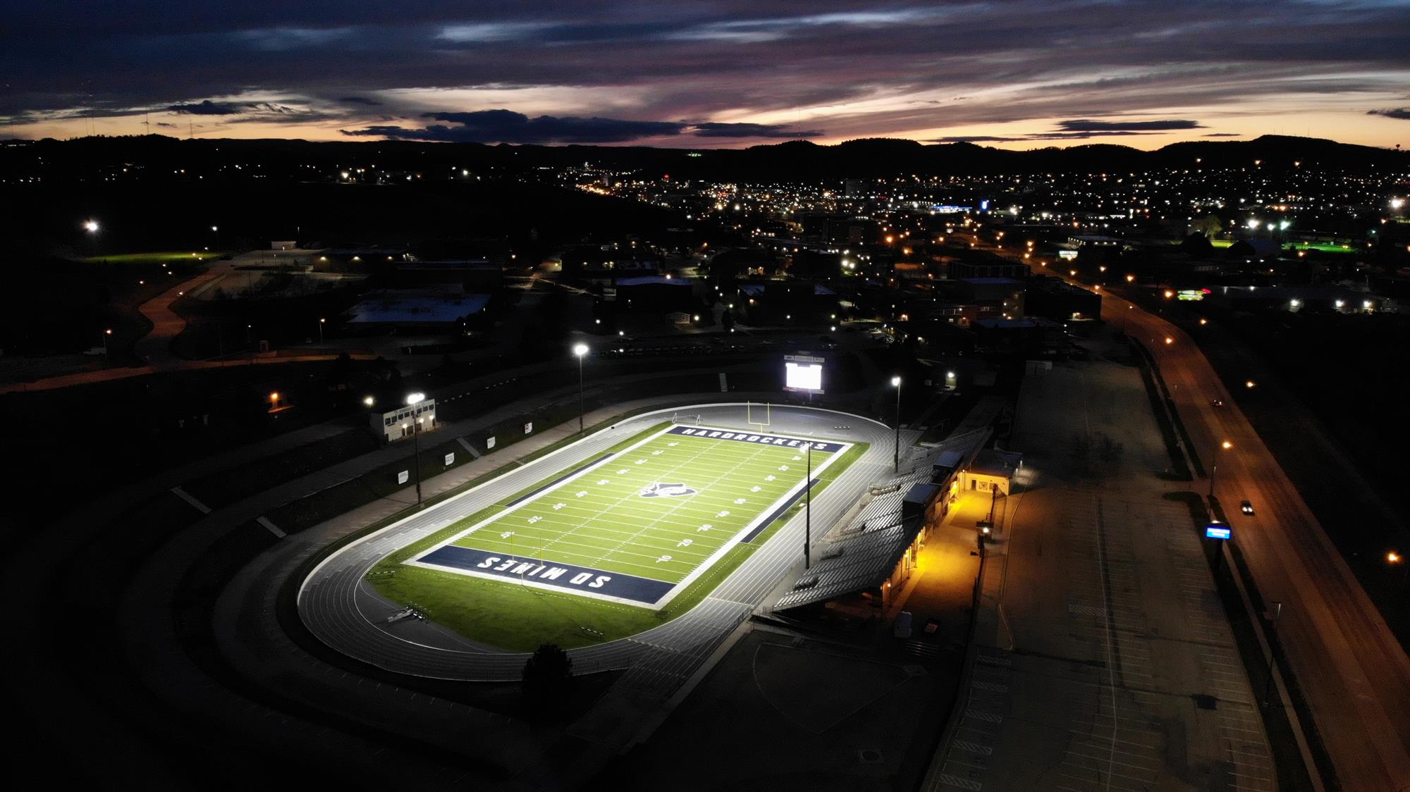 O'Harra Stadium Night Scape