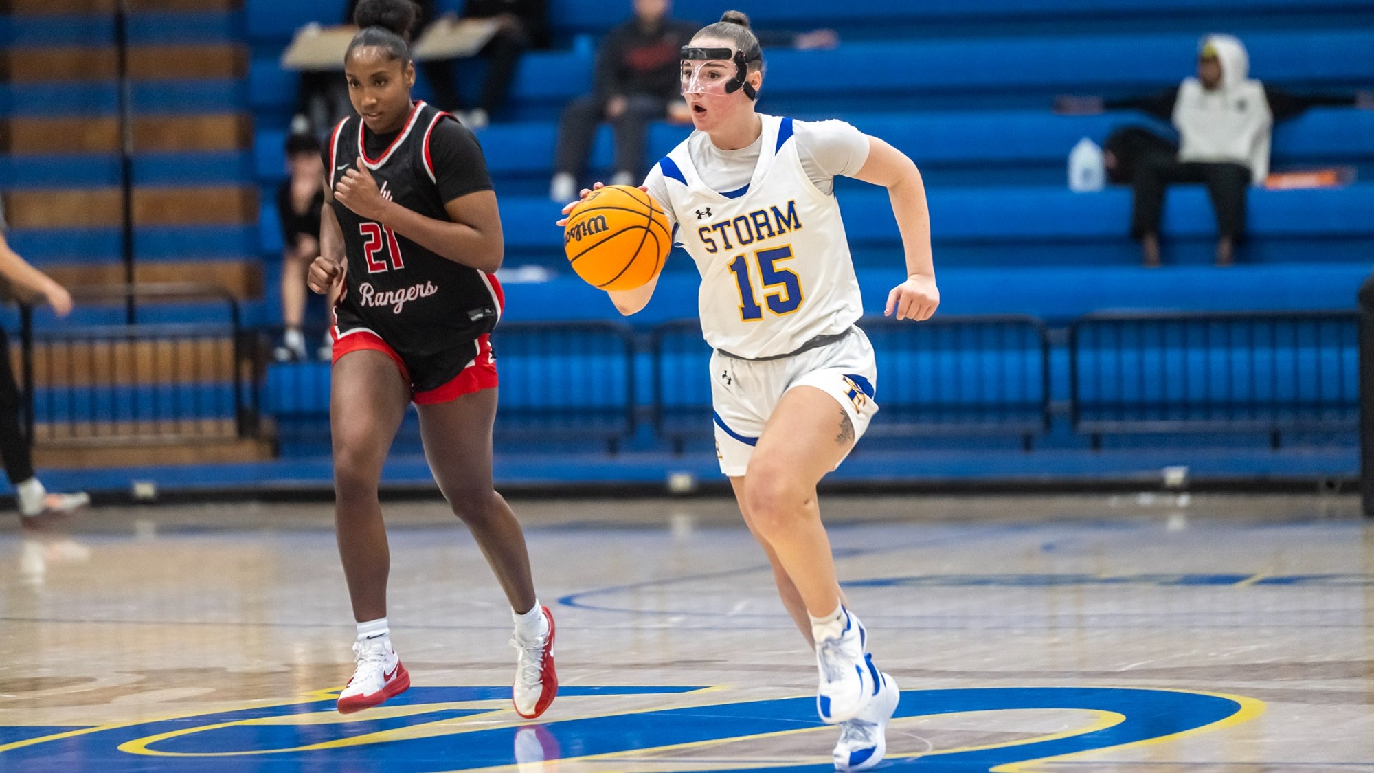 Tori Kilburn brings the ball up the court versus Northwestern Oklahoma State