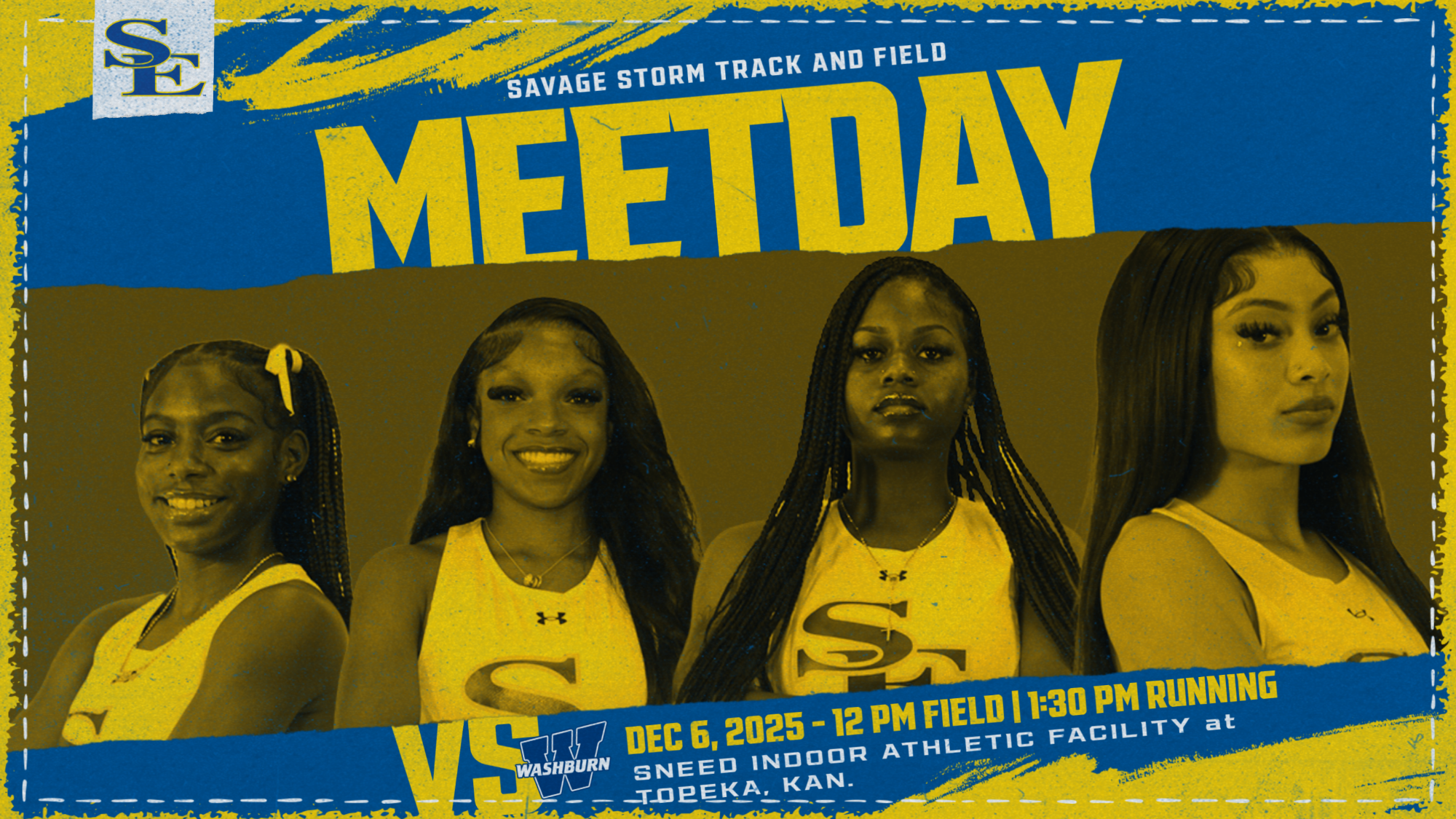 Savage Storm track and Field Meet Day at Washburn Dec. 6, 2025