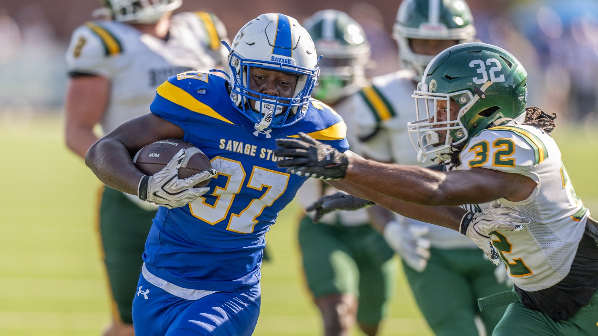 Isaiah Nelson rushed versus Oklahoma Baptist