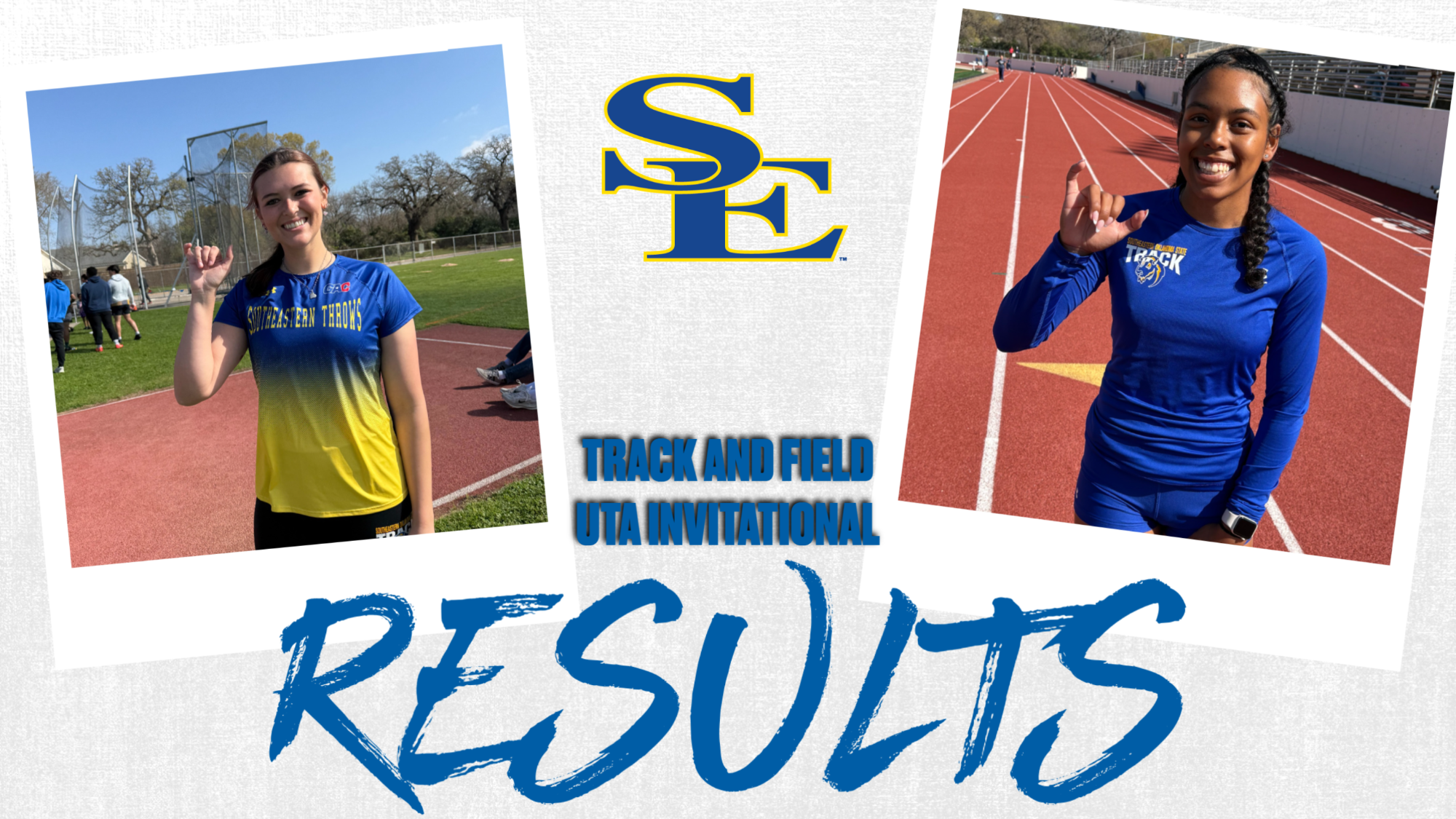 SE Track and Field results from UTA Invitational