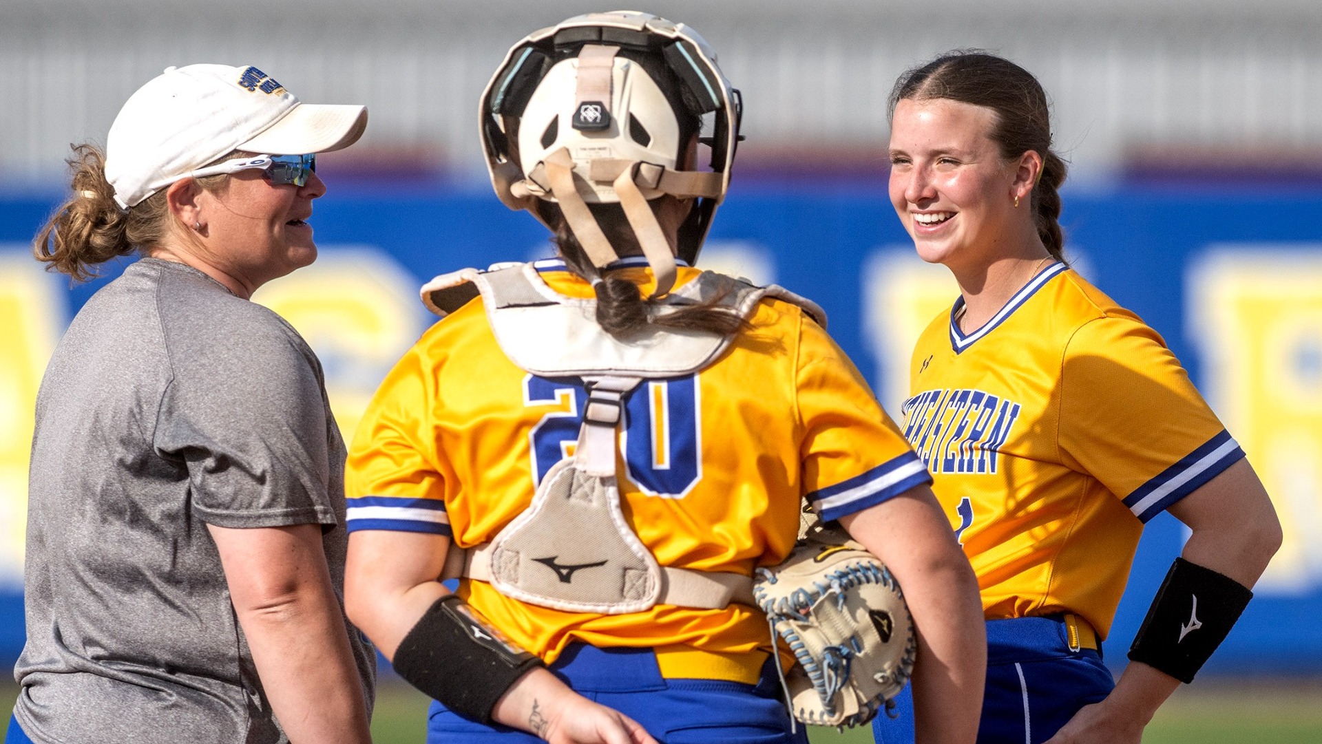 Coach Sher, K. Simmons and Malone vs. St. Edwards