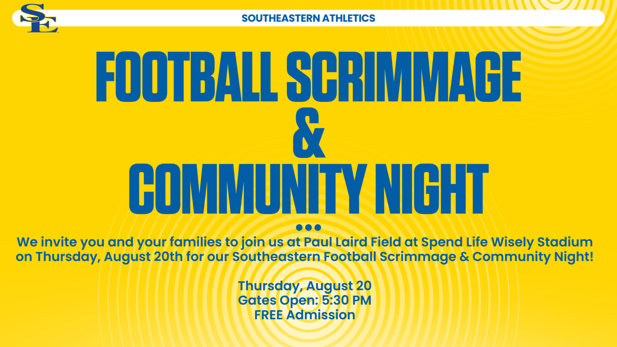 Scrimmage and Community night